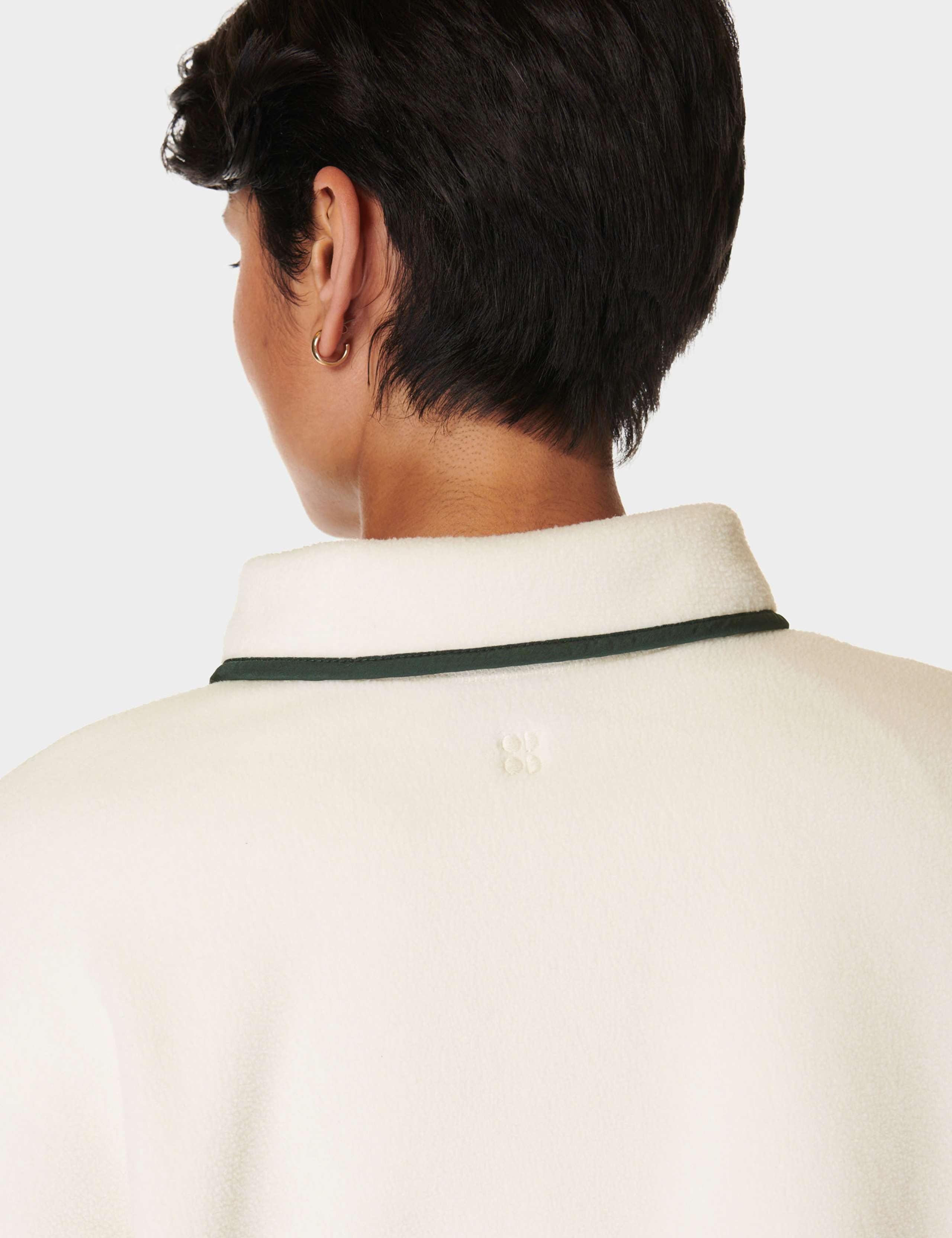 Mallow Cotton Blend Half Zip Sweatshirt 7 of 9