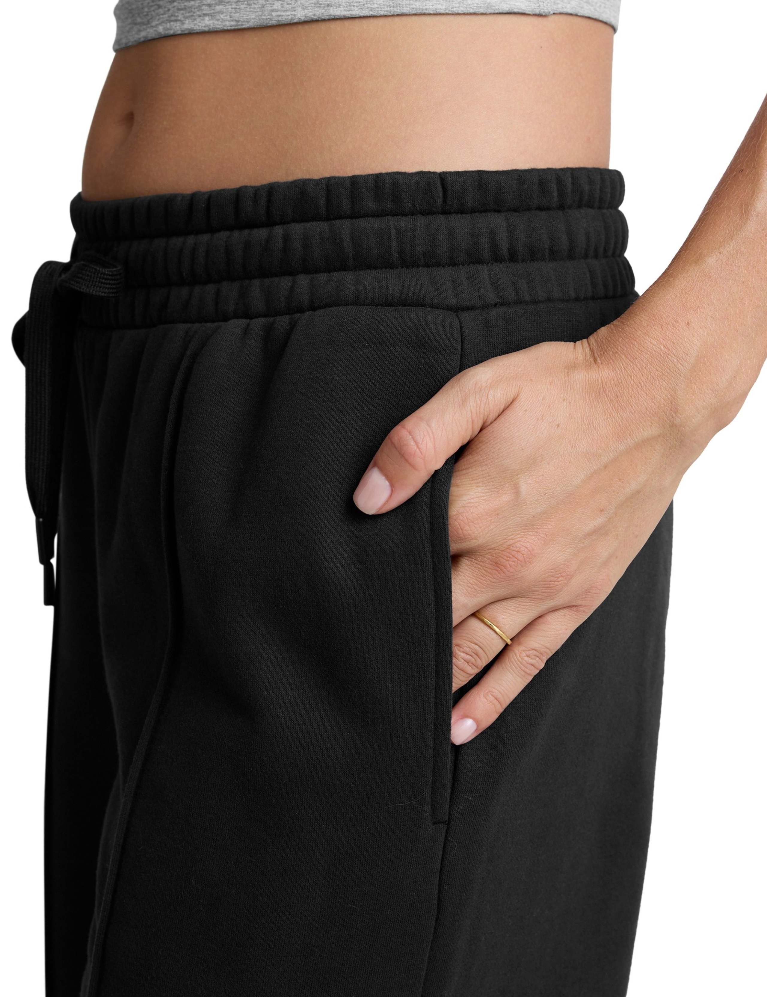 LuxeFleece Cotton Rich Wide Leg Joggers 3 of 5