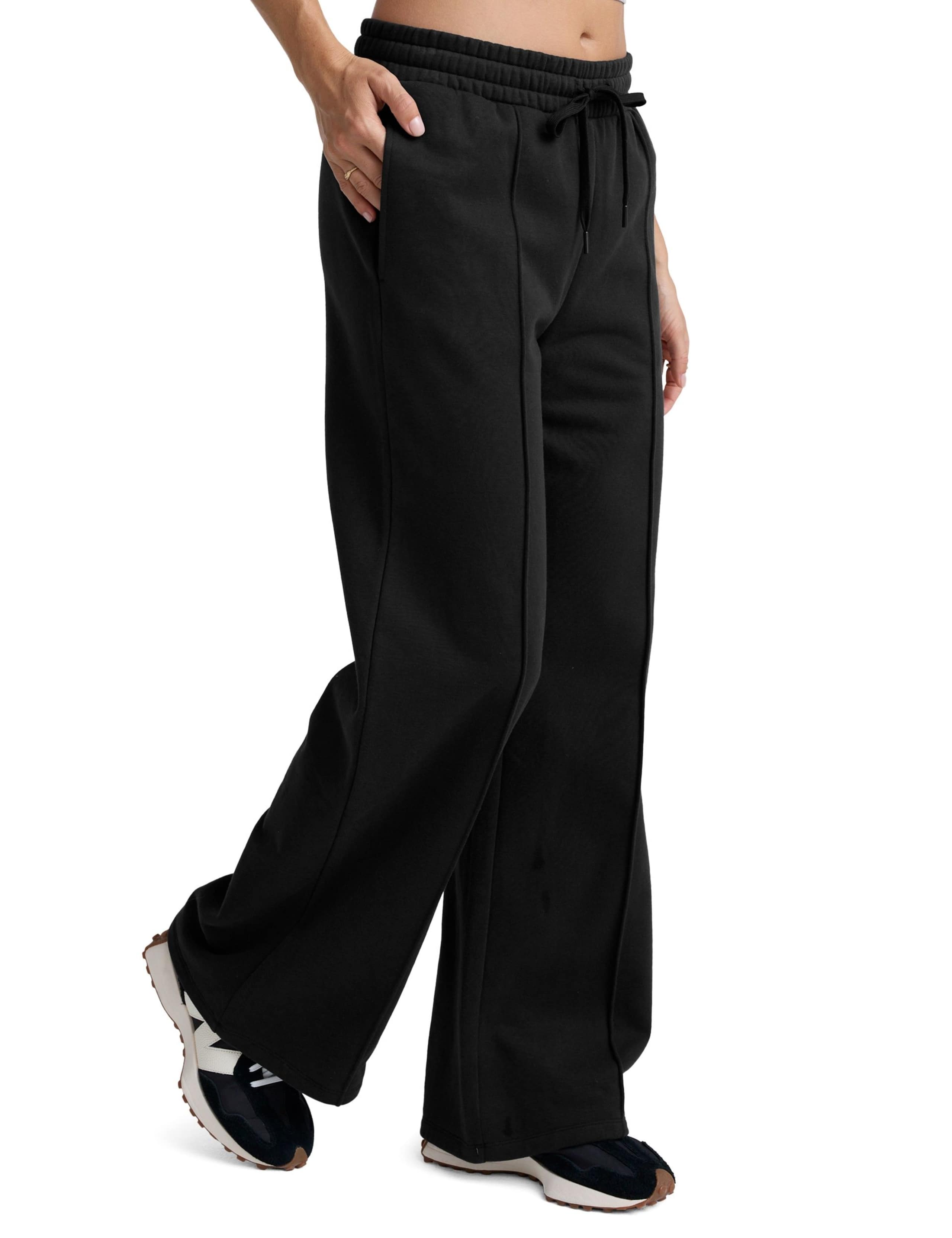 LuxeFleece Cotton Rich Wide Leg Joggers 5 of 5