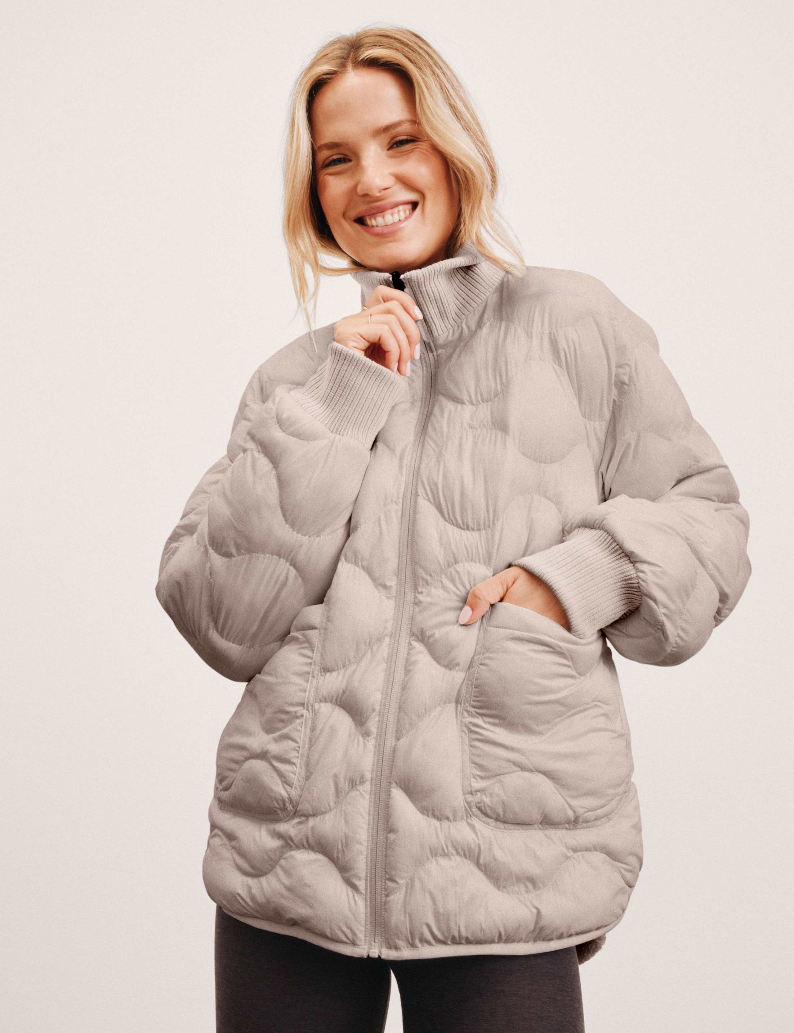2-Way Reversible Quilted Puffer Jacket 1 of 6