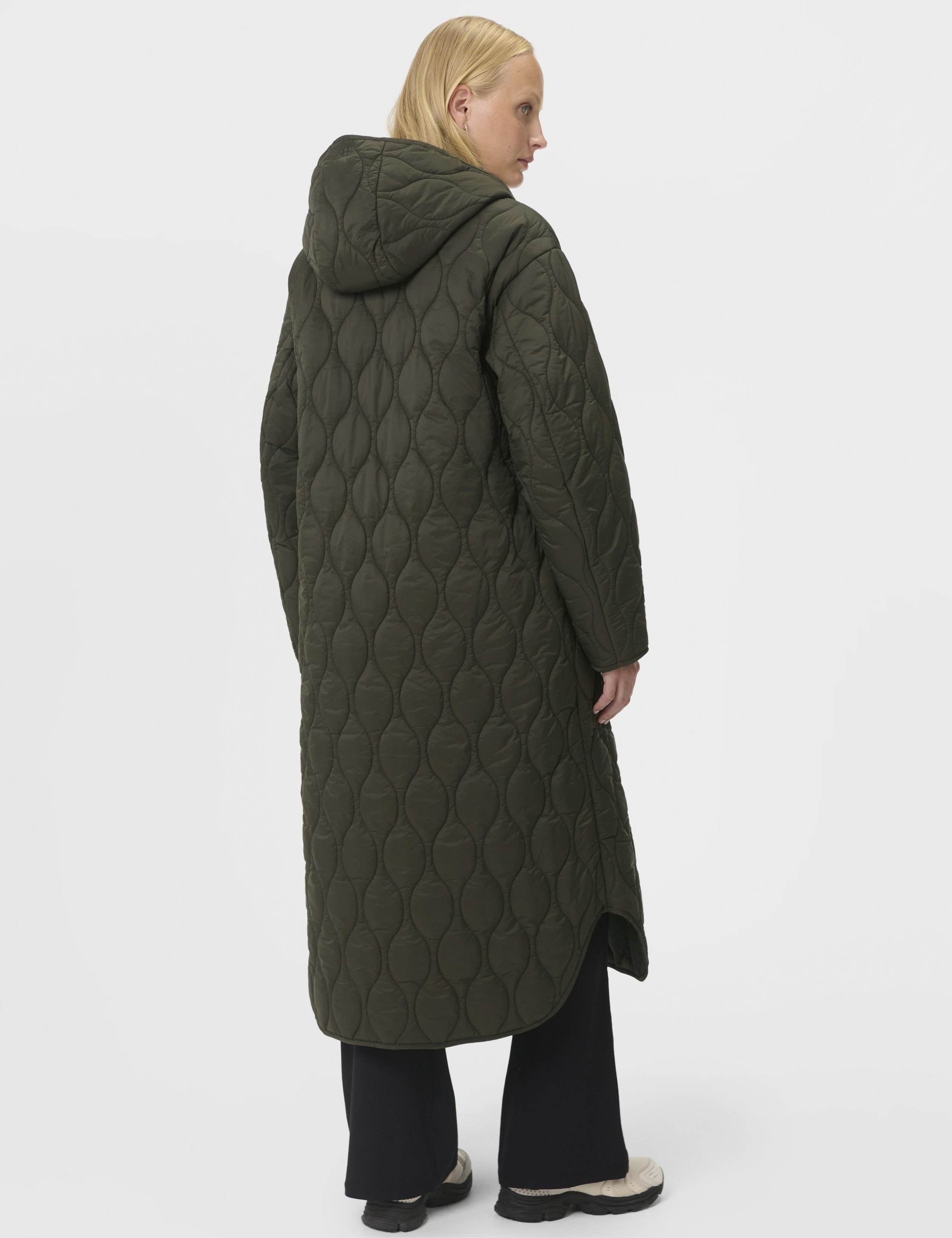 On The Move Quilted Longline Parka Coat 4 of 8