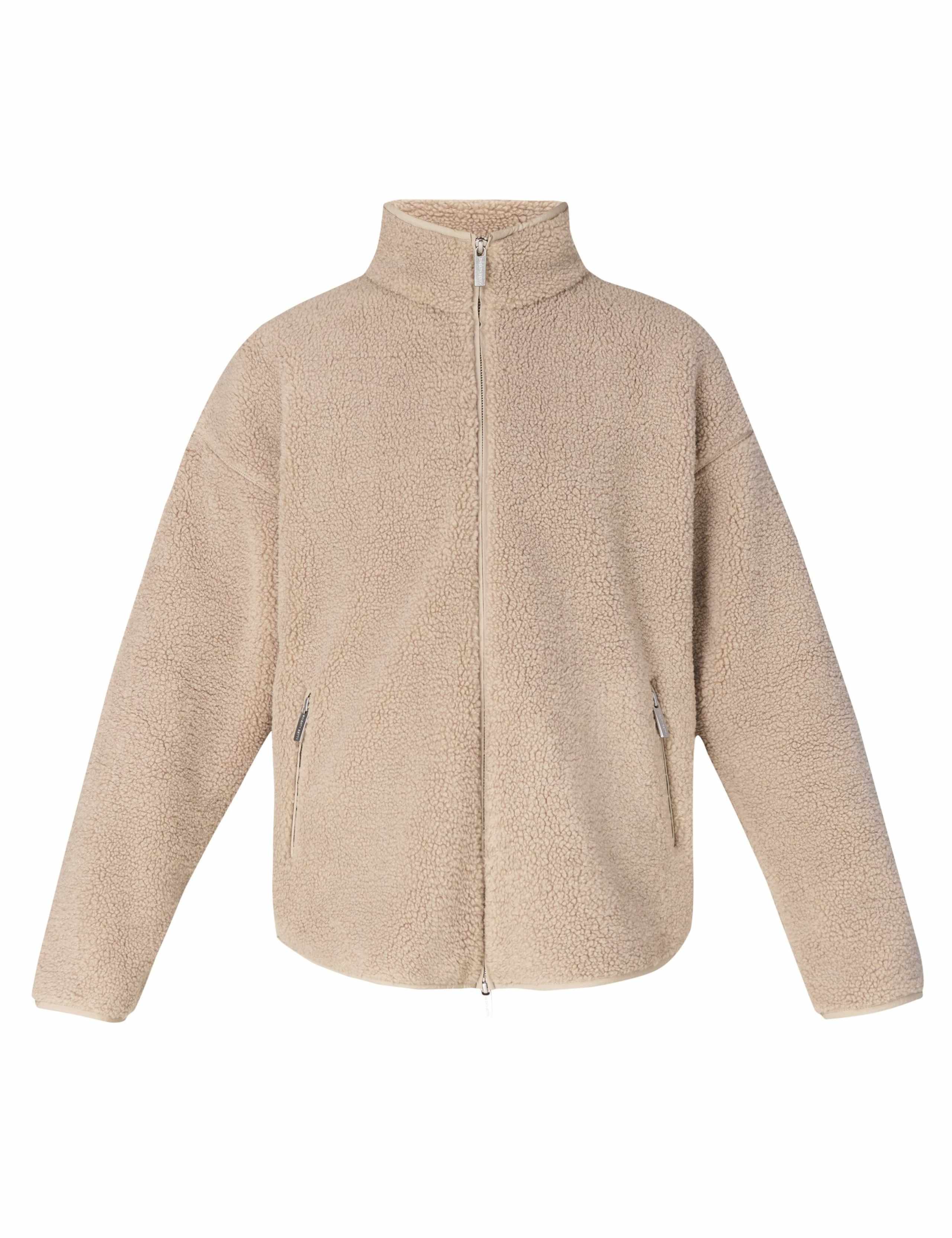 Plush Textured Zip Up Fleece Jacket 2 of 8