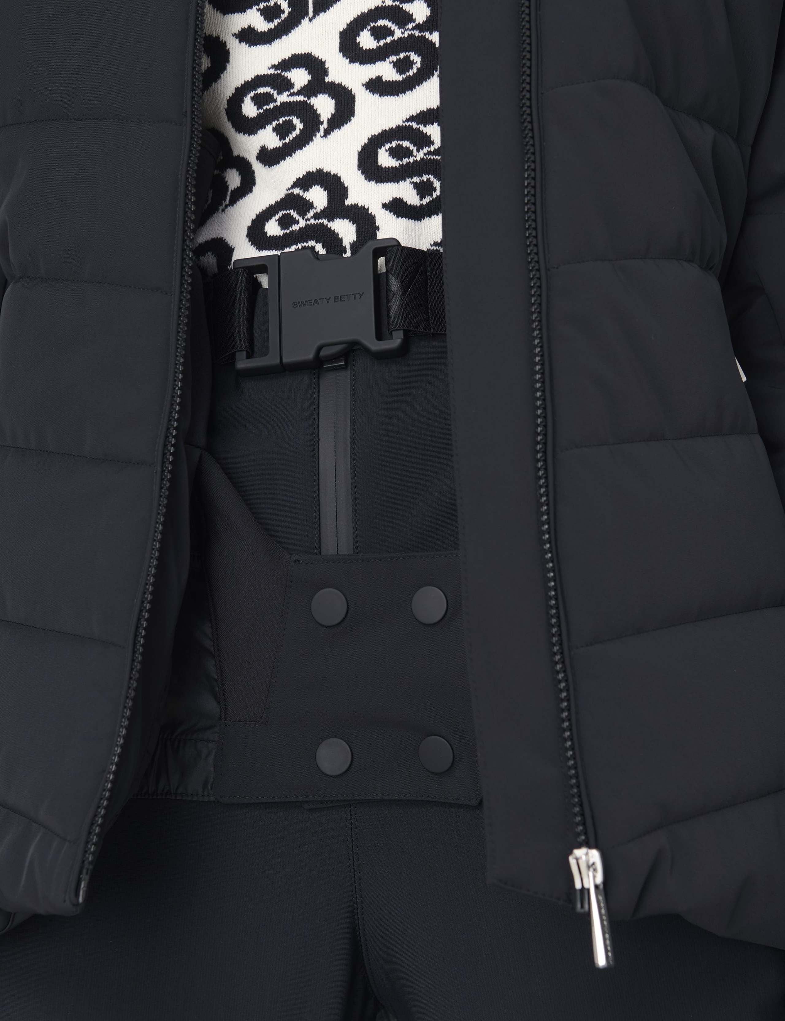 Exploration Chevron Hooded Ski Jacket 5 of 12