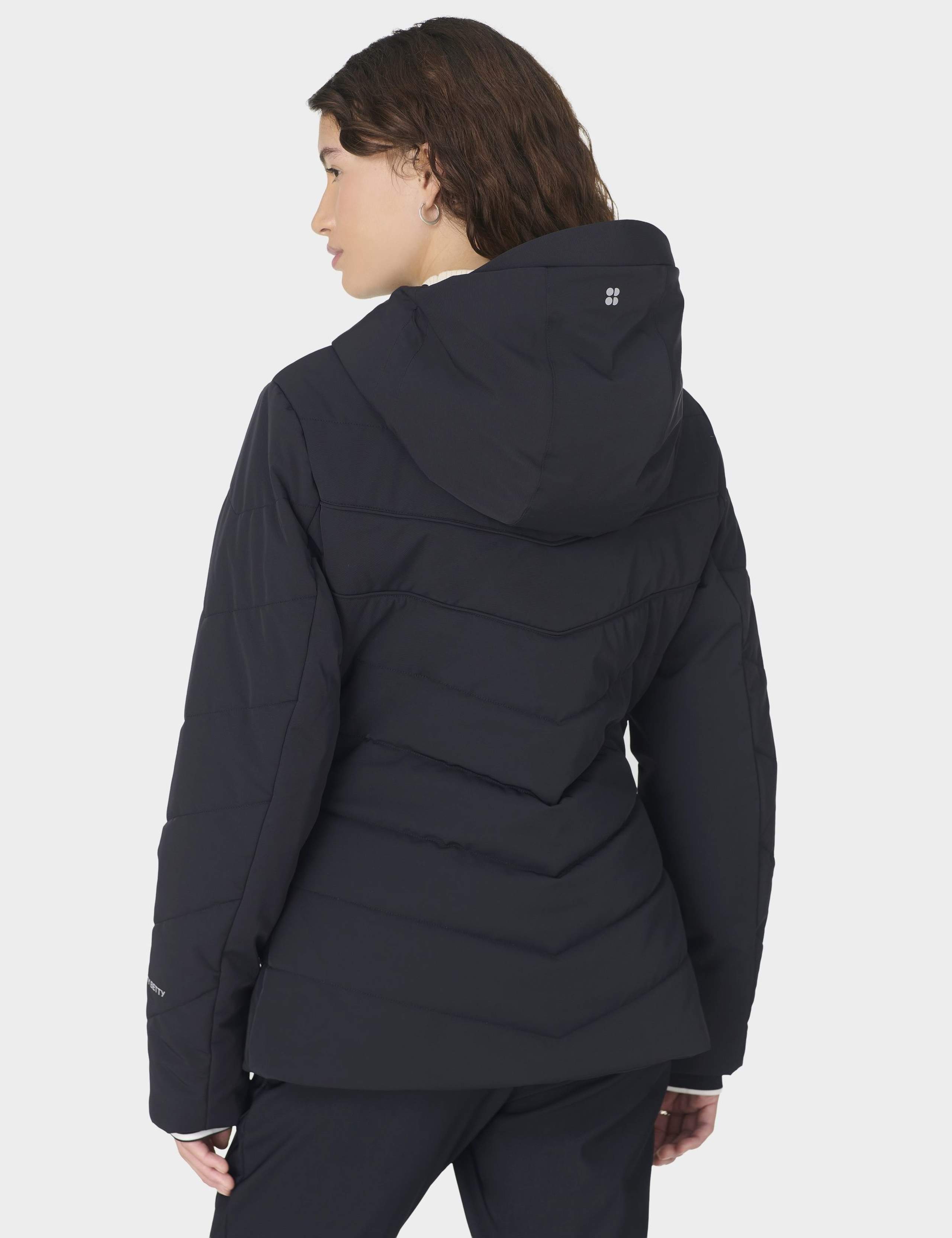 Exploration Chevron Hooded Ski Jacket 6 of 12