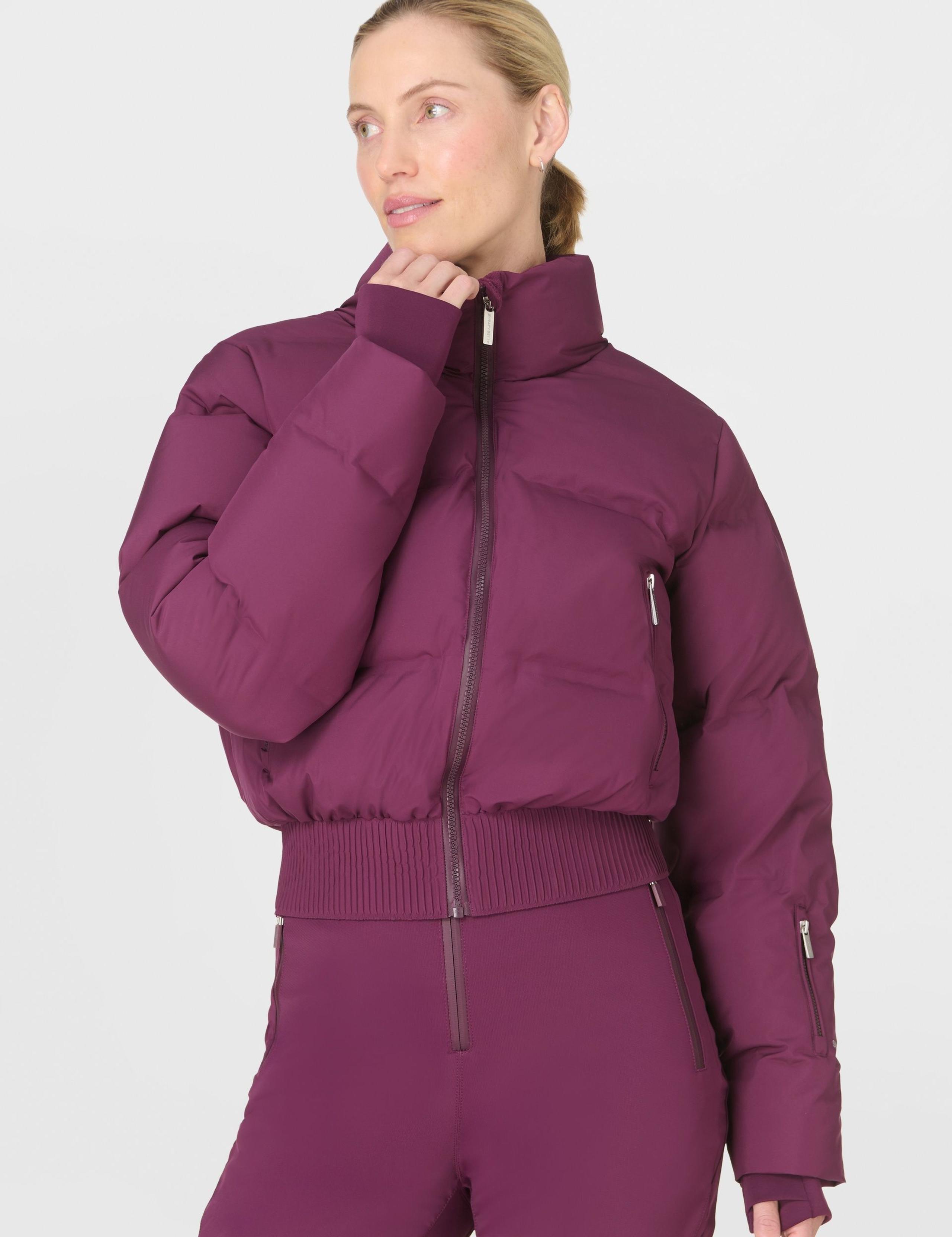 Cropped Waterproof Puffer Ski Jacket 3 of 10