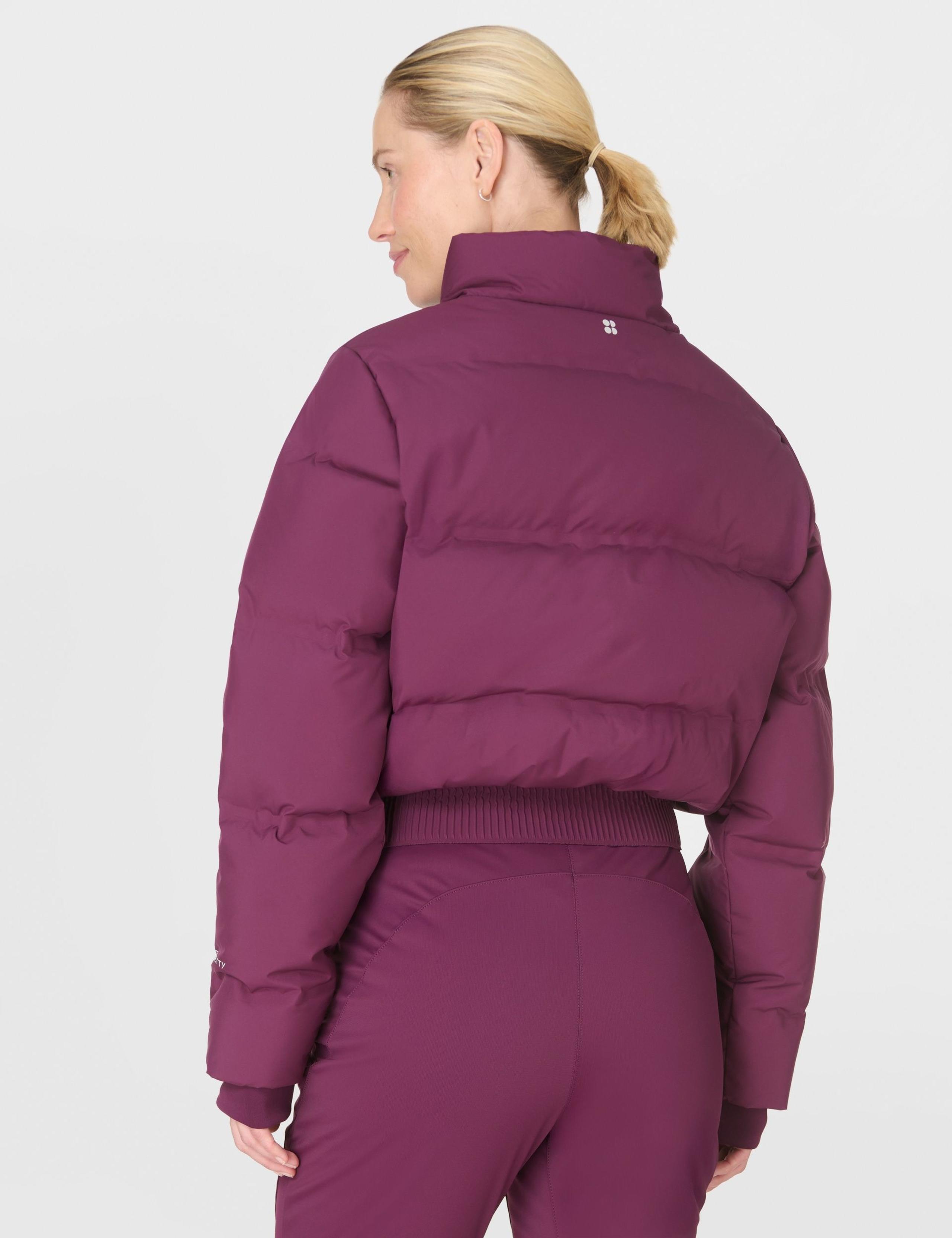 Cropped Waterproof Puffer Ski Jacket 4 of 10