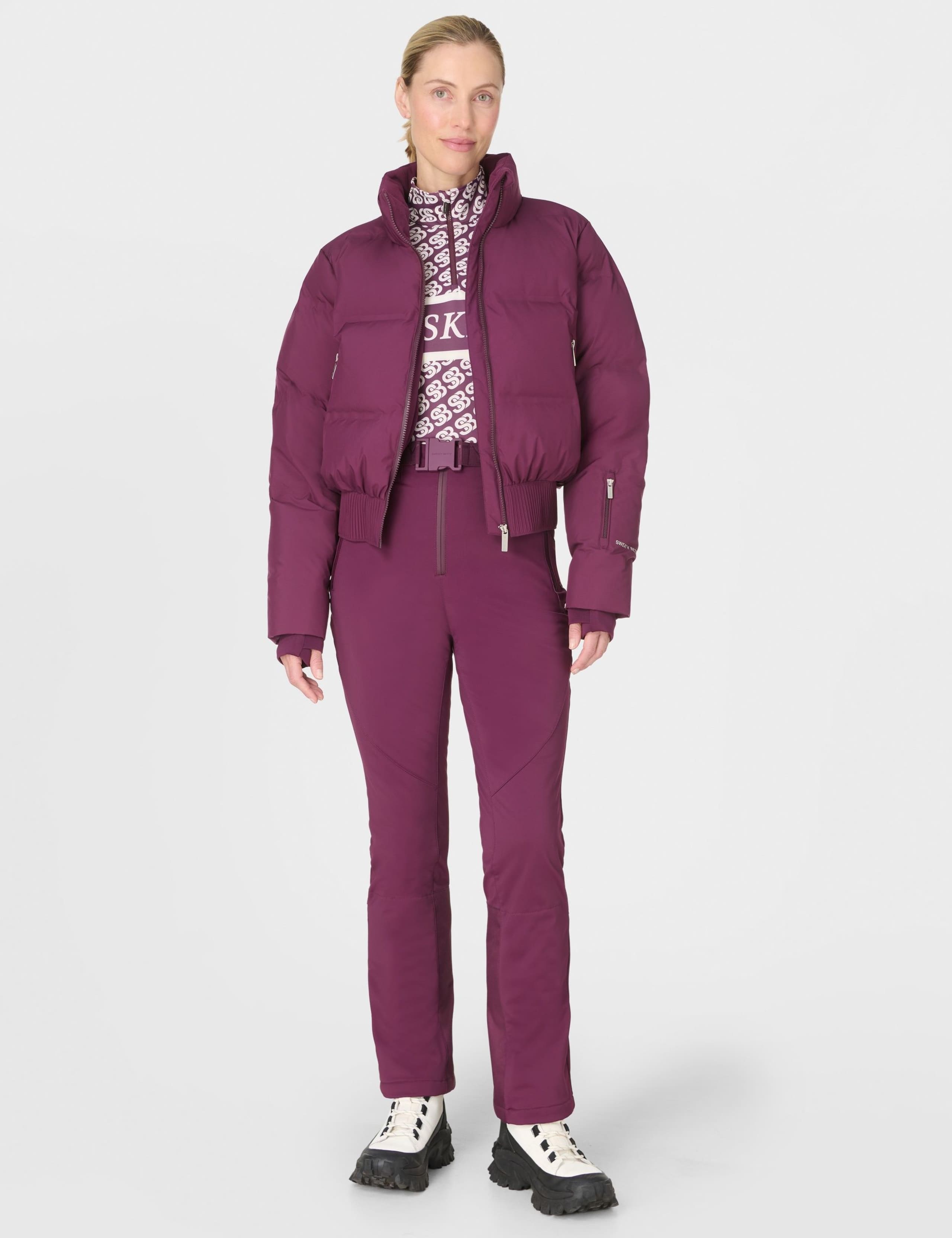 Cropped Waterproof Puffer Ski Jacket 5 of 10