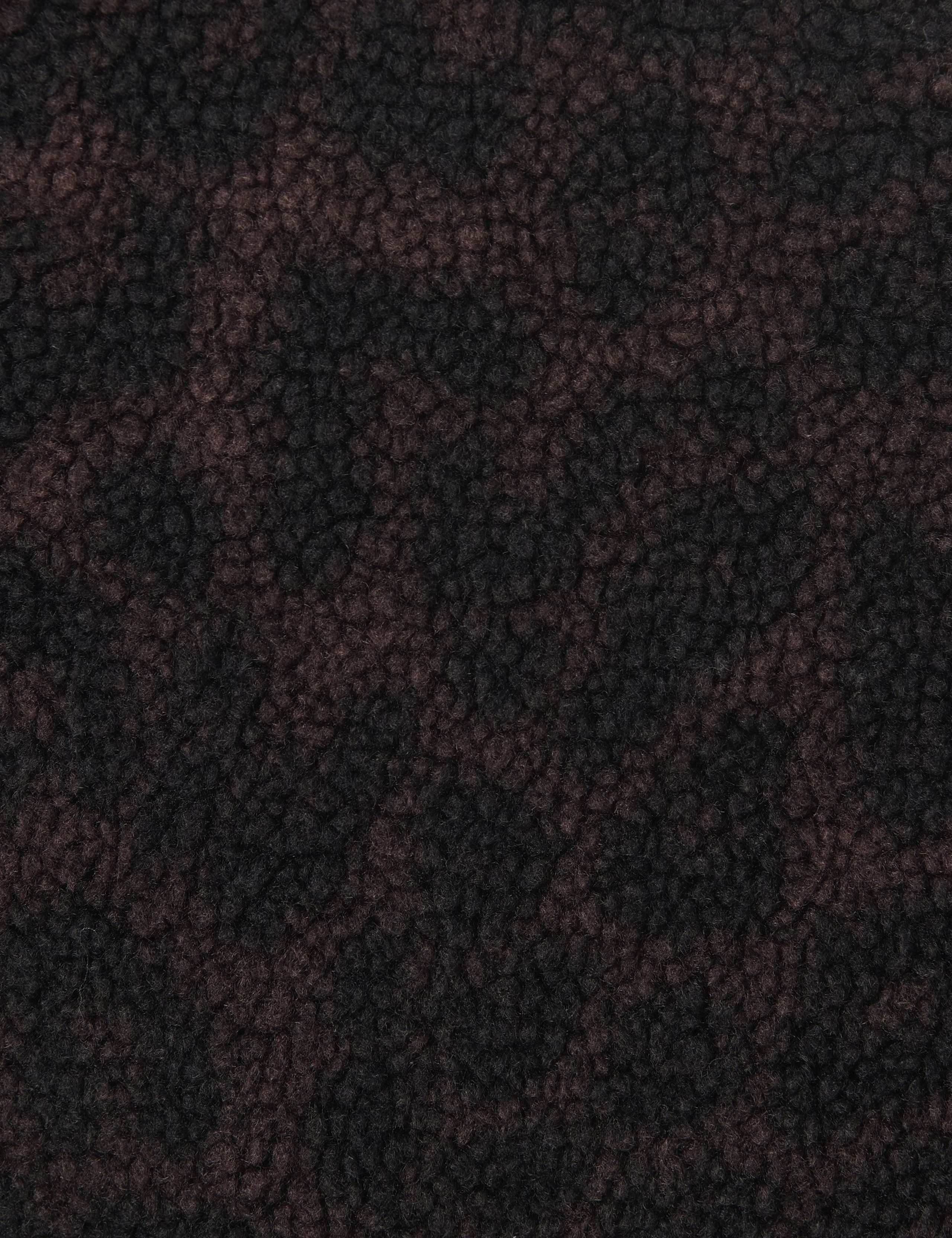 Plush Leopard Print Collared Fleece Jacket 8 of 8
