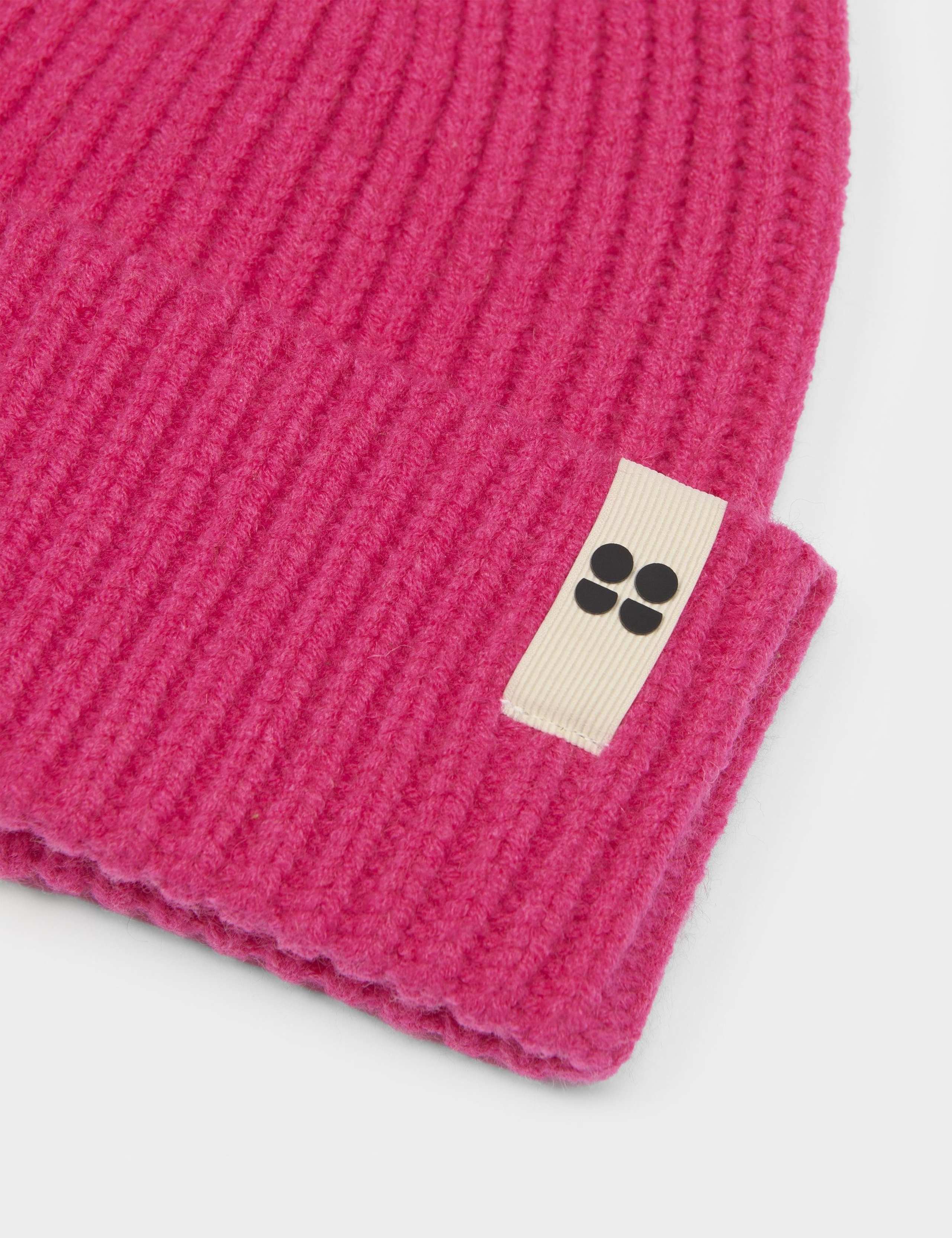 Soft Cloud Knitted Ribbed Beanie Hat 2 of 4