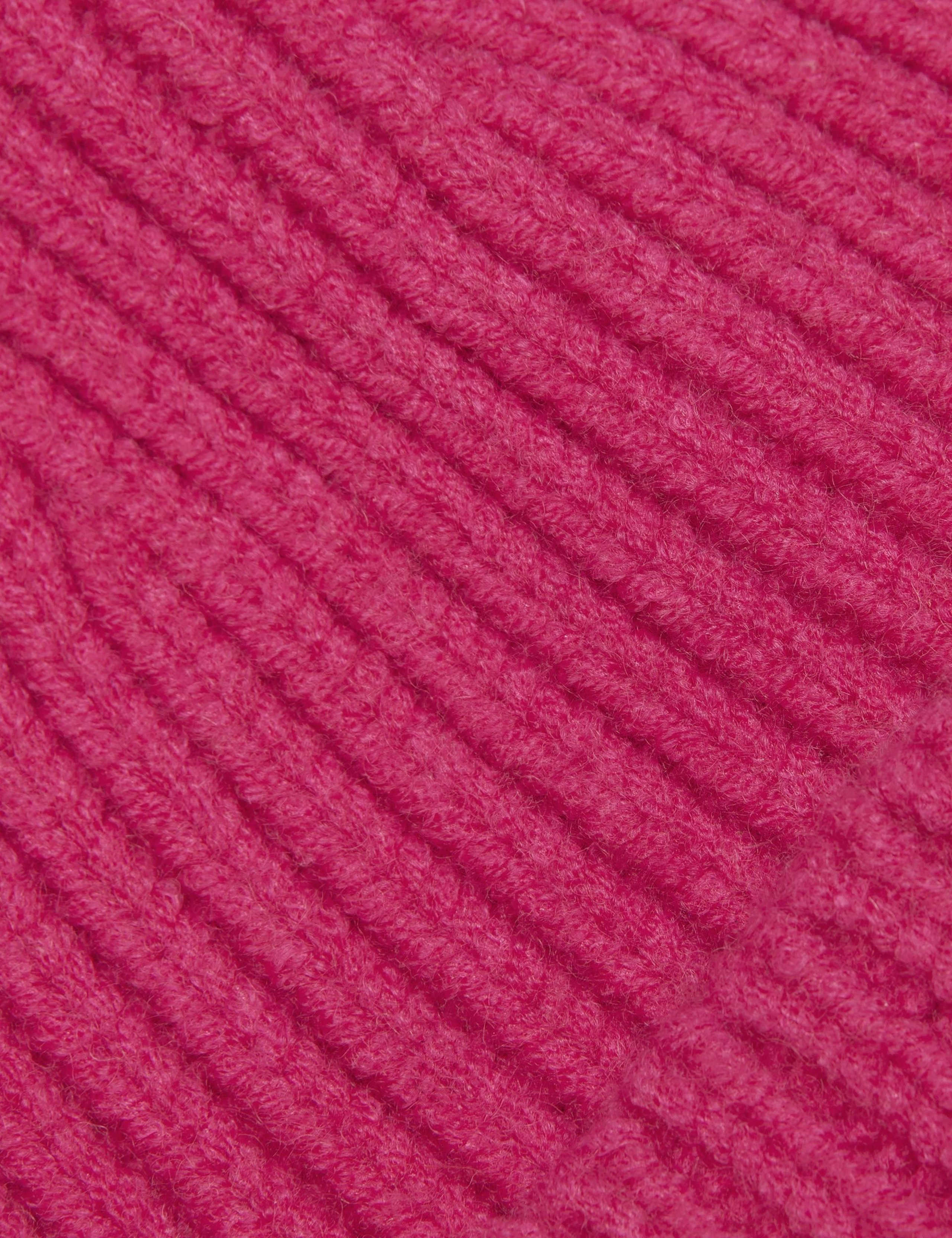 Soft Cloud Knitted Ribbed Beanie Hat 4 of 4