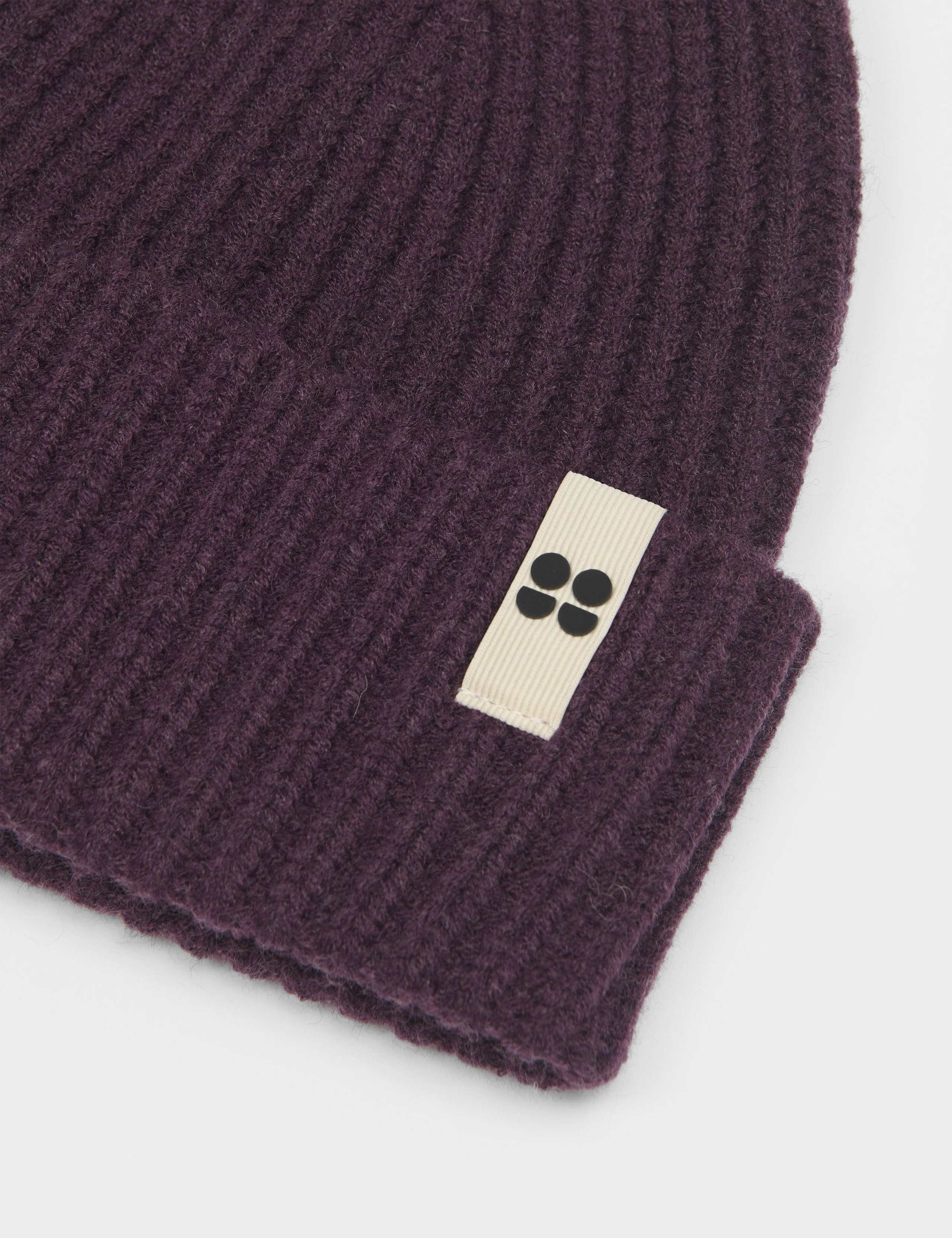 Soft Cloud Knitted Ribbed Beanie Hat 4 of 4