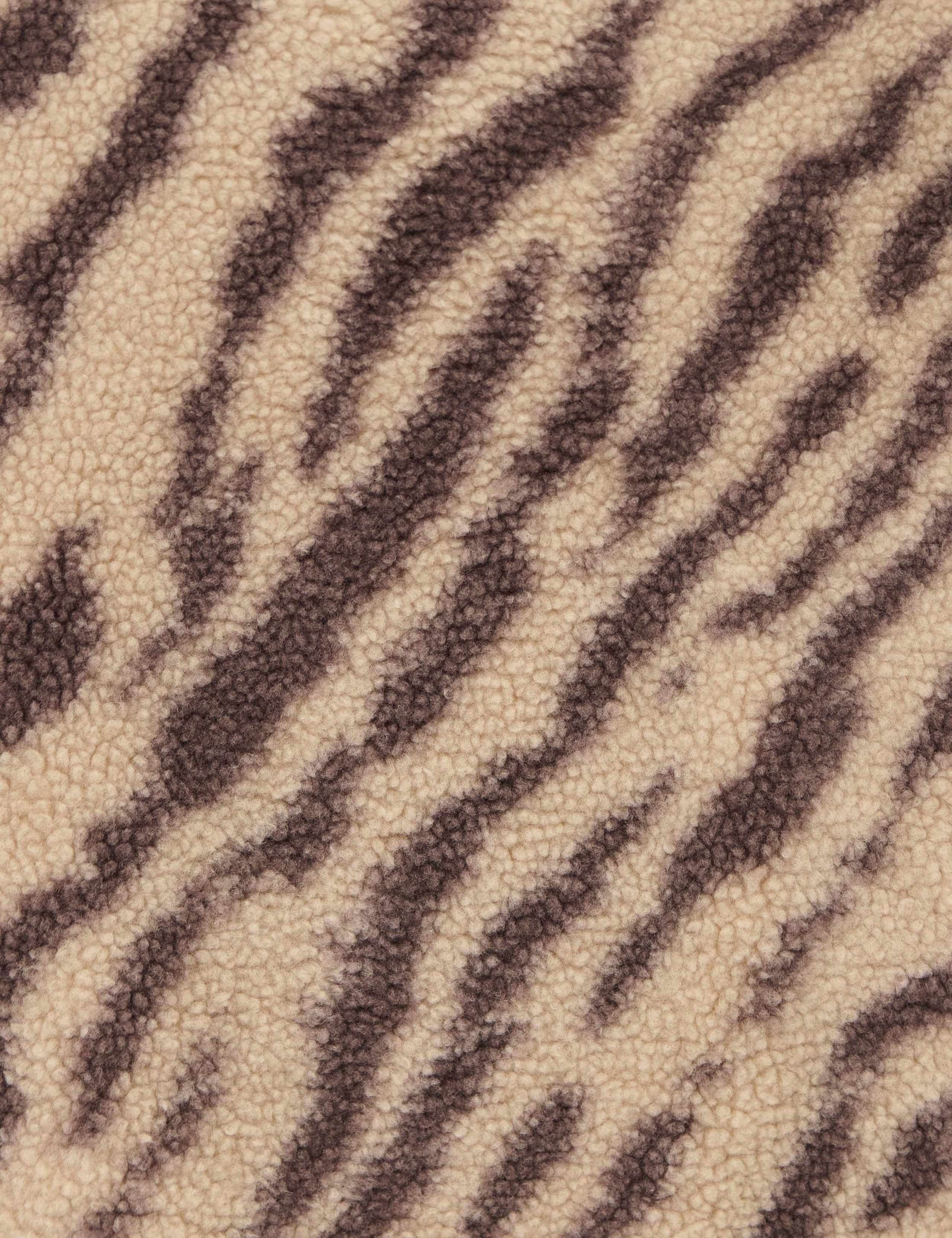 Plush Fleece Animal Print Sweatshirt 9 of 9