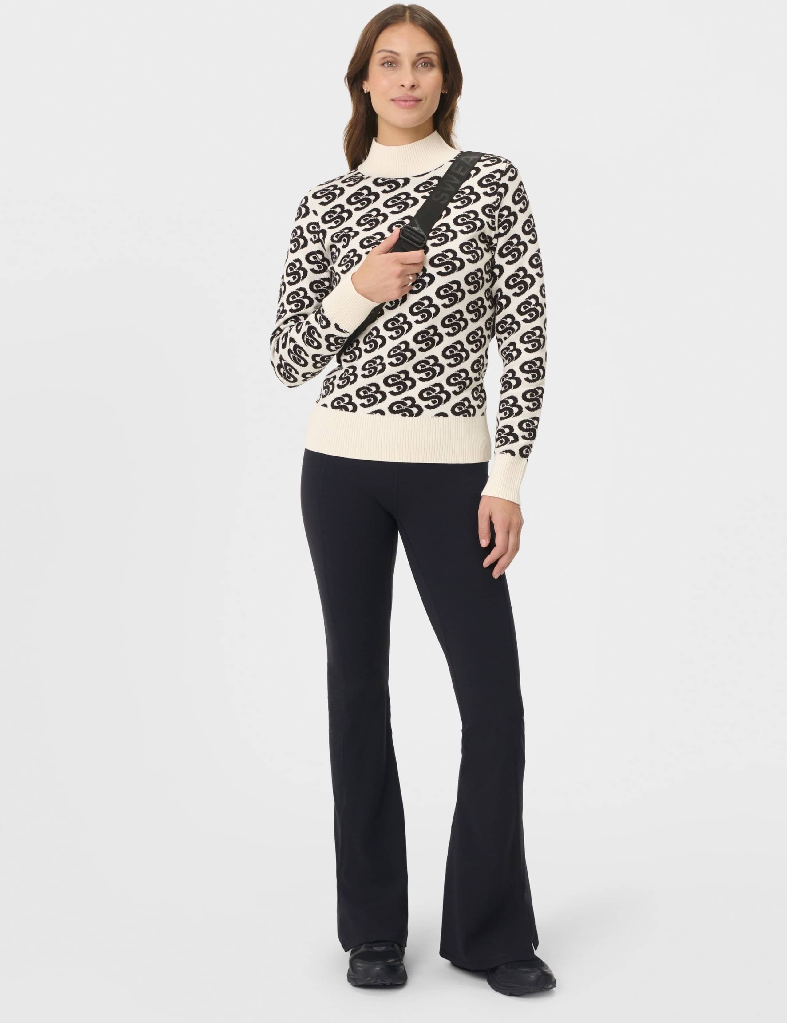 Wool Blend Printed High Neck Ski Top 3 of 8