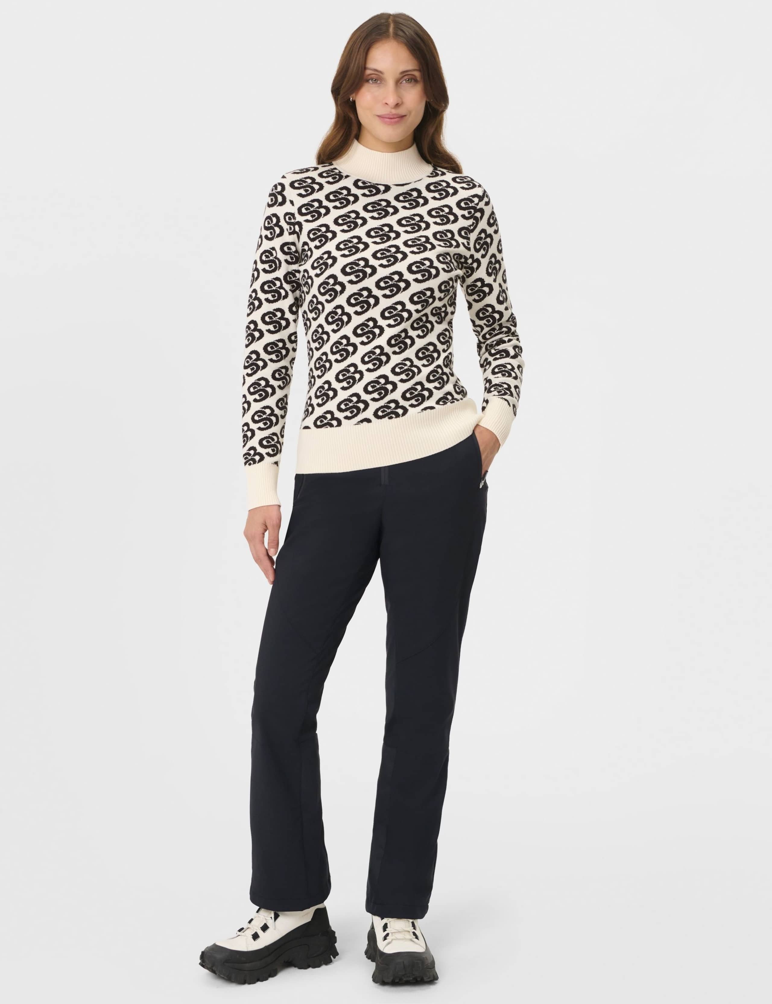 Wool Blend Printed High Neck Ski Top 5 of 8