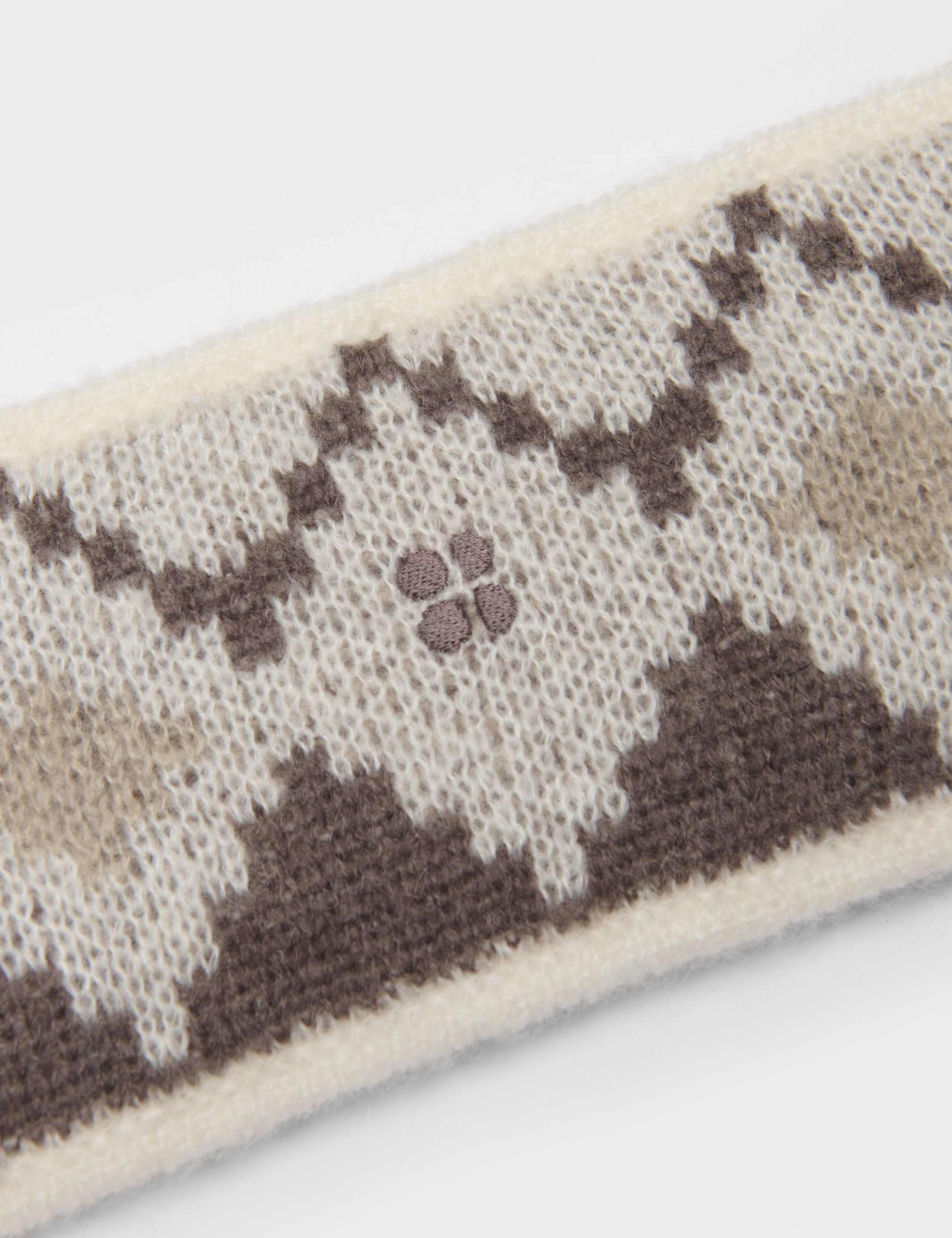 Highland Fair Isle Ear Warmer with Wool 3 of 4