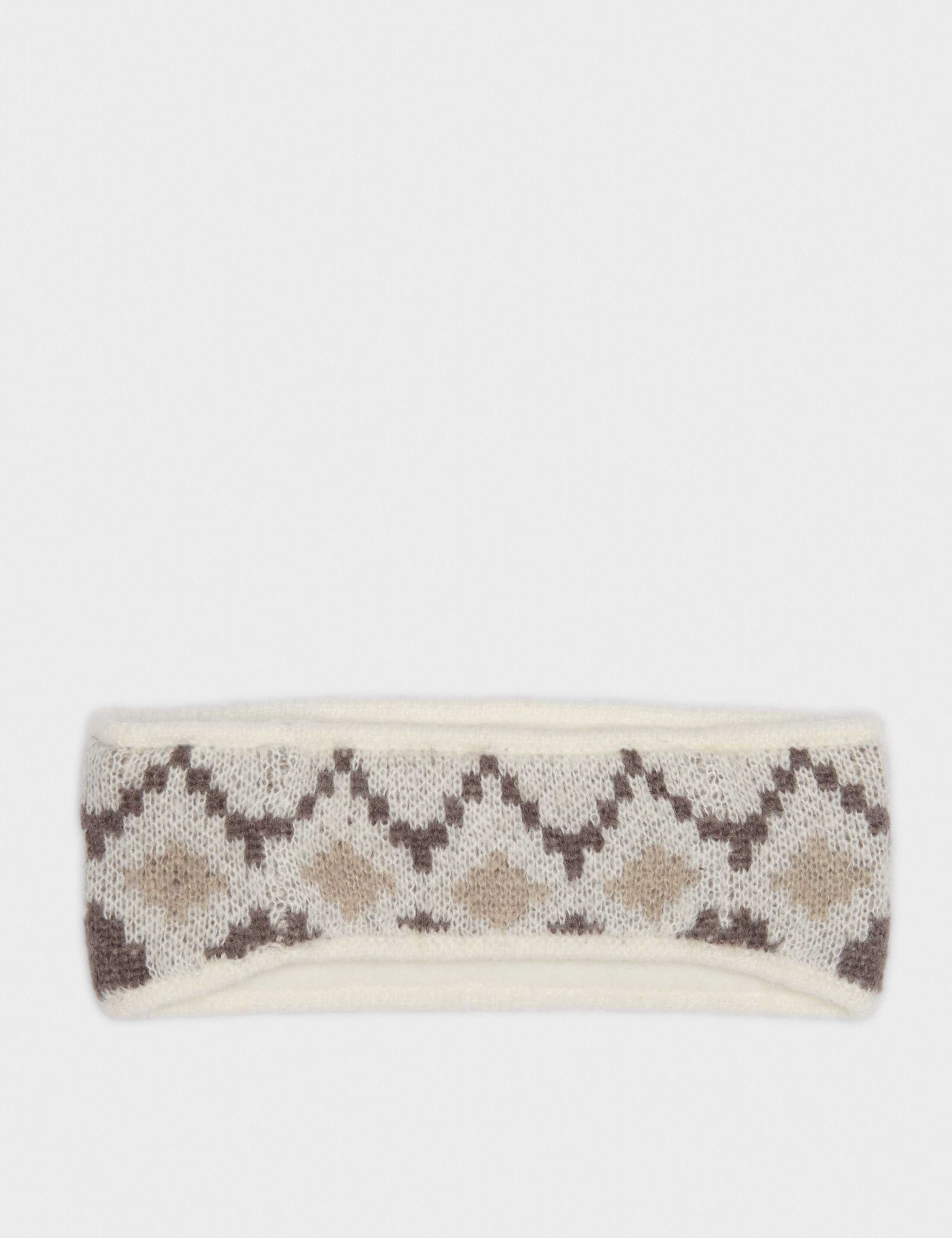 Highland Fair Isle Ear Warmer with Wool 4 of 4