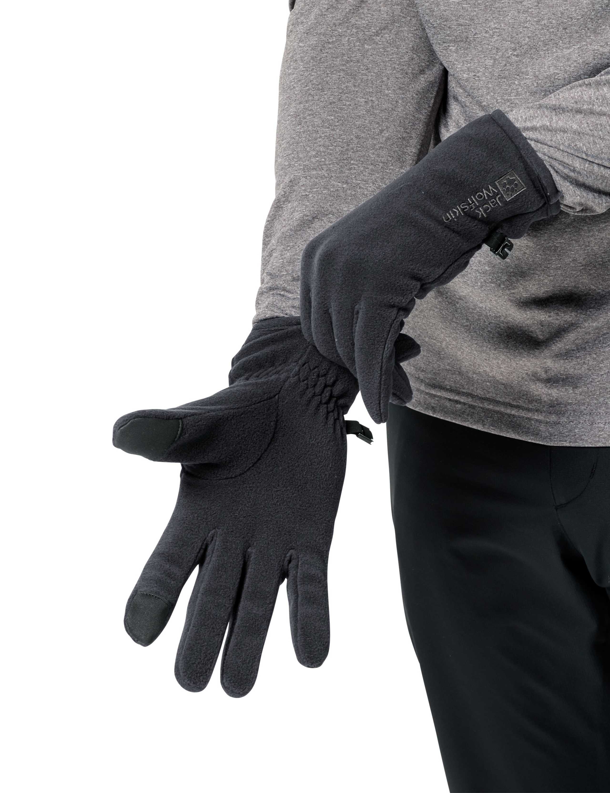 Real Stuff Fleece Touchscreen Gloves 3 of 3