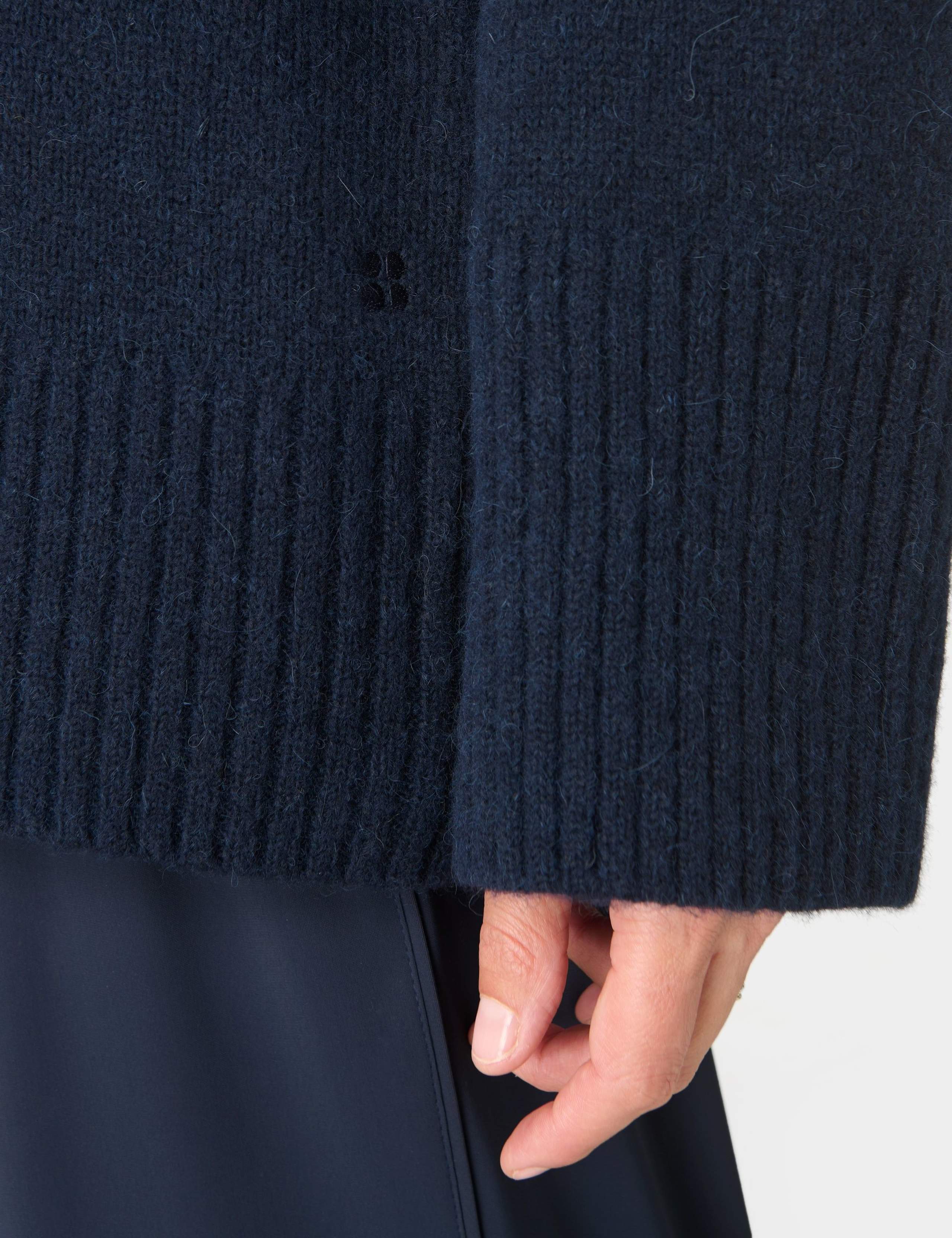 Alpine Wool Blend Crew Neck Oversized Jumper 8 of 8