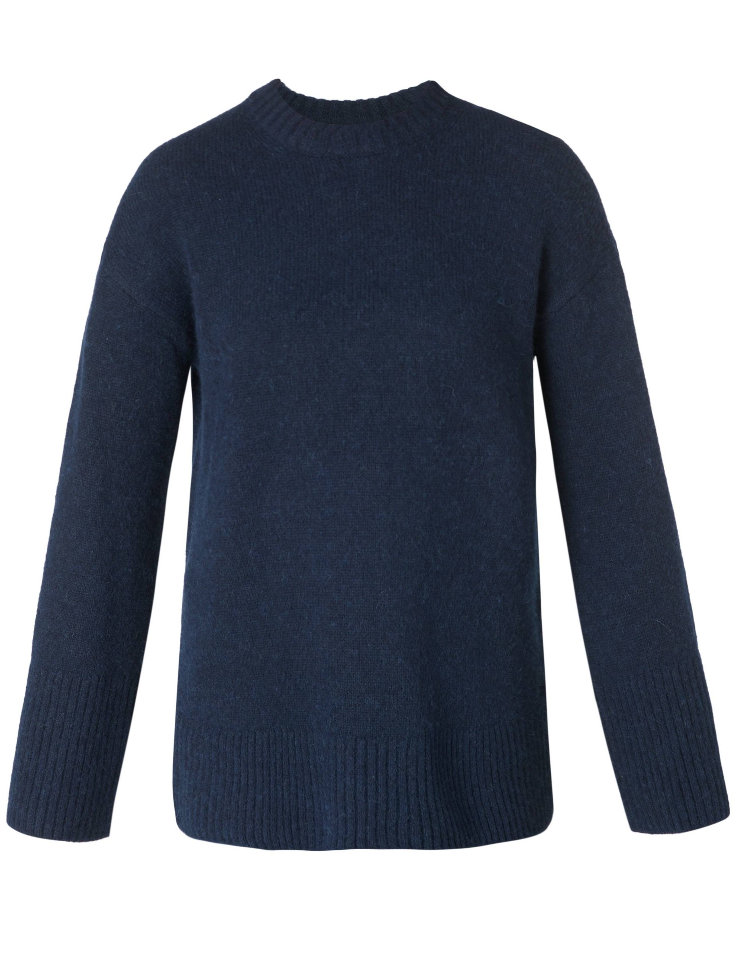 Alpine Wool Blend Crew Neck Oversized Jumper 2 of 8