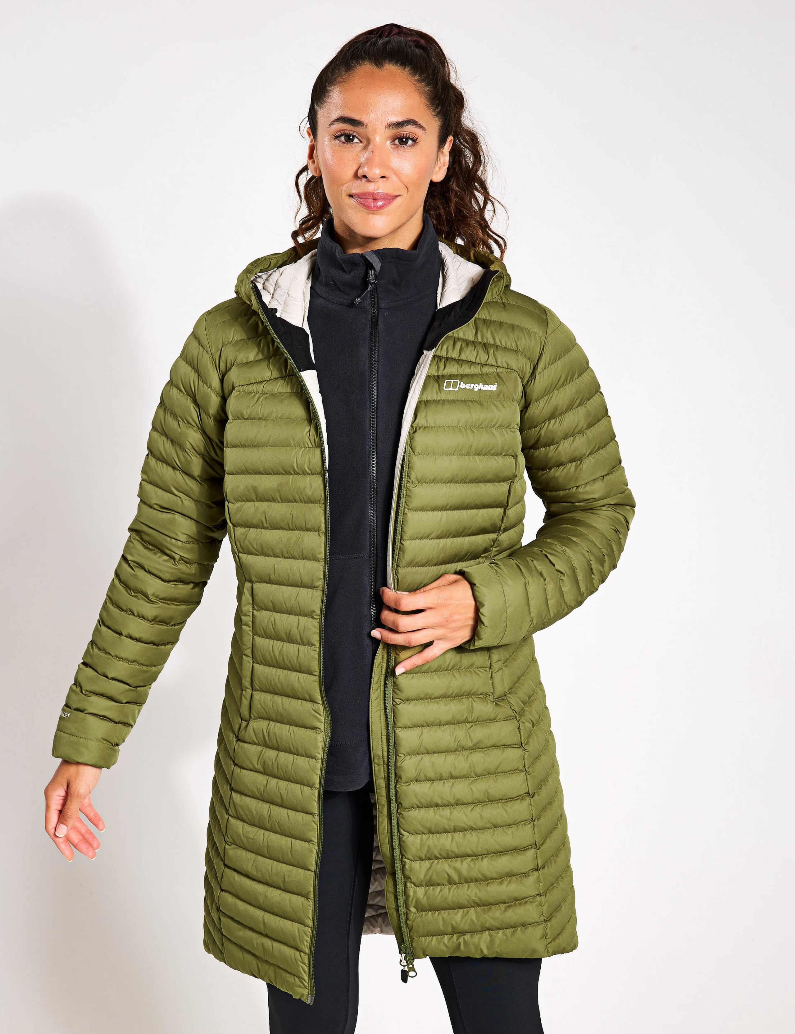 Nula Micro Hooded Longline Puffer Jacket 1 of 5