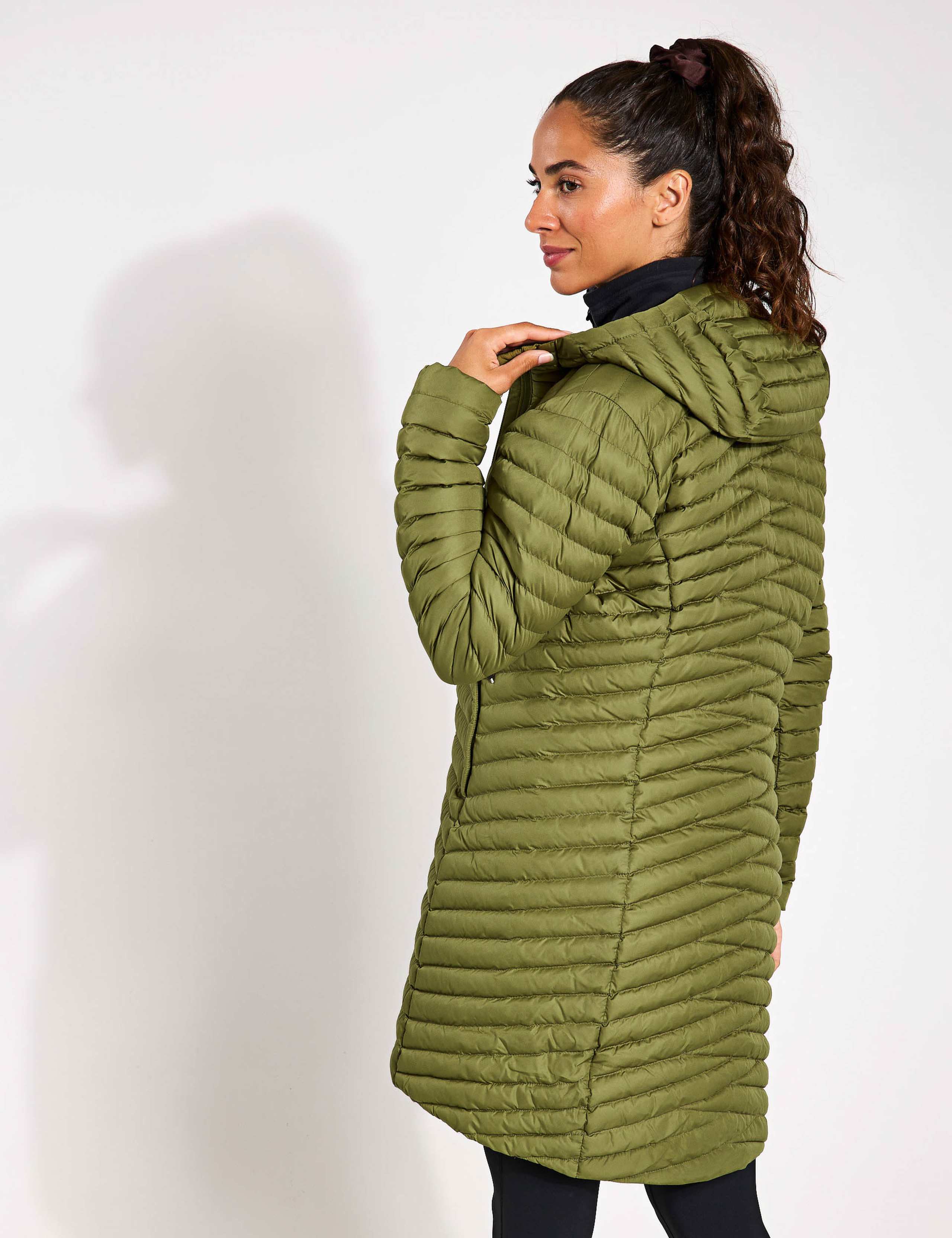 Nula Micro Hooded Longline Puffer Jacket 2 of 5