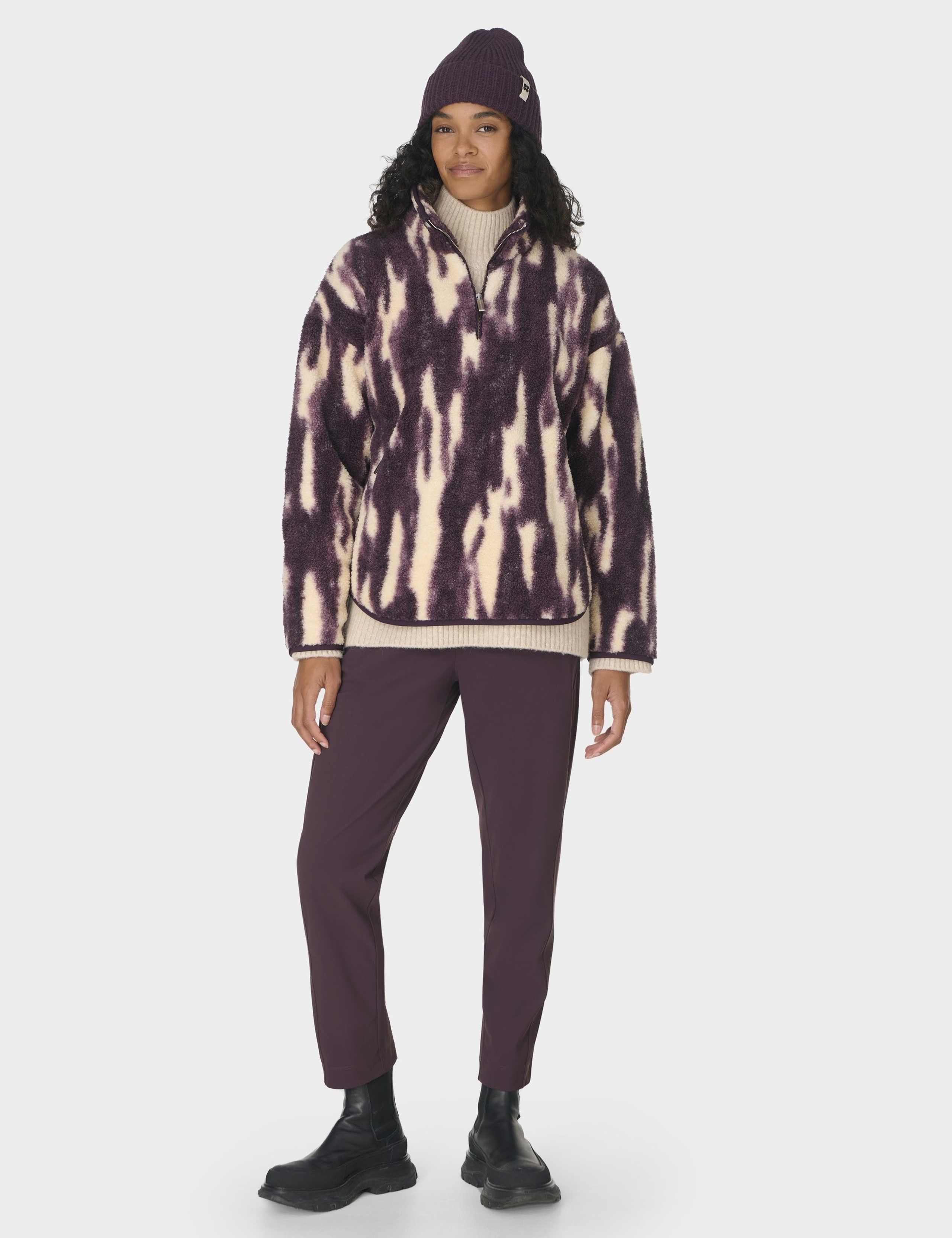 Plush Half Zip Funnel Neck Fleece Jacket 3 of 7