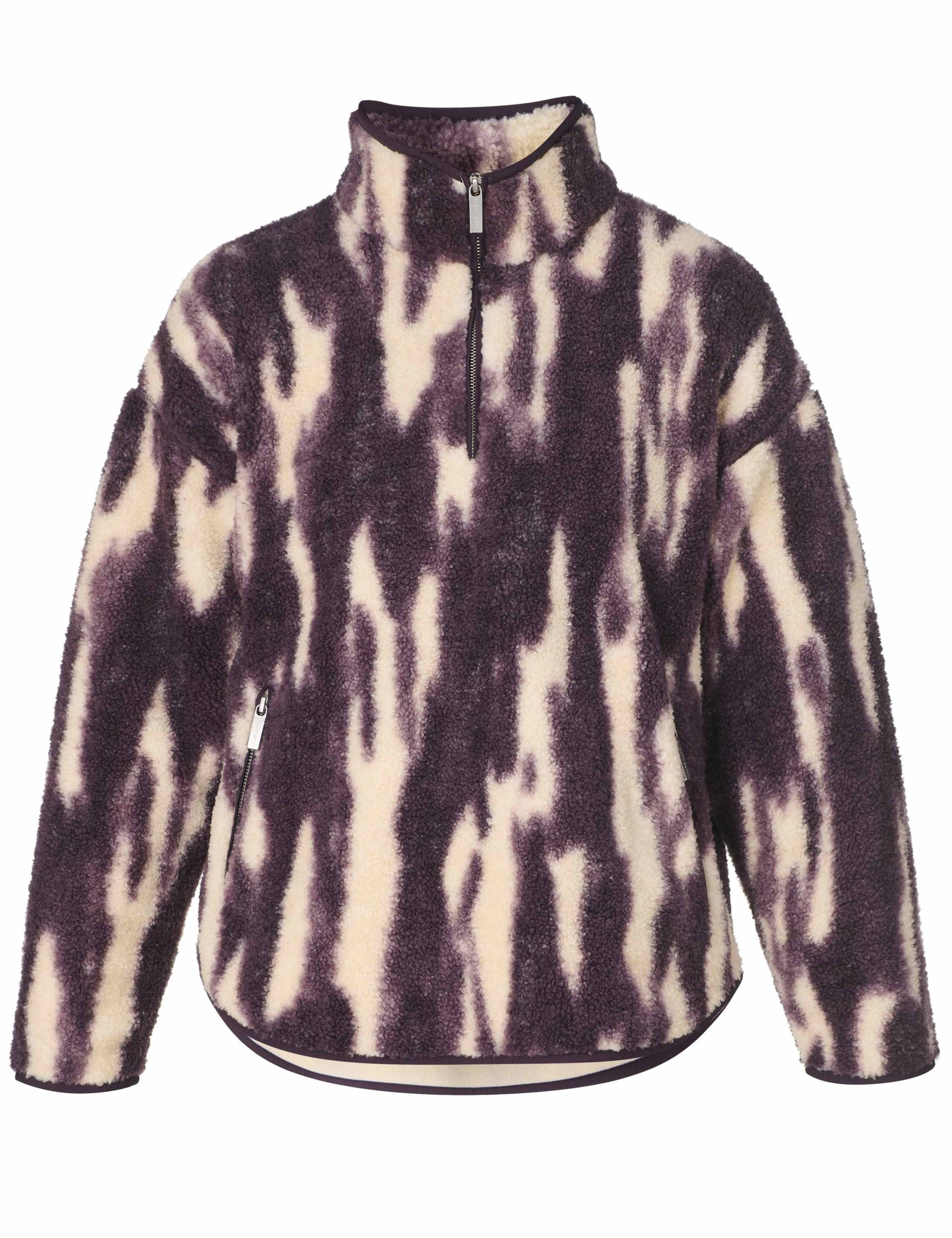 Plush Half Zip Funnel Neck Fleece Jacket 2 of 7