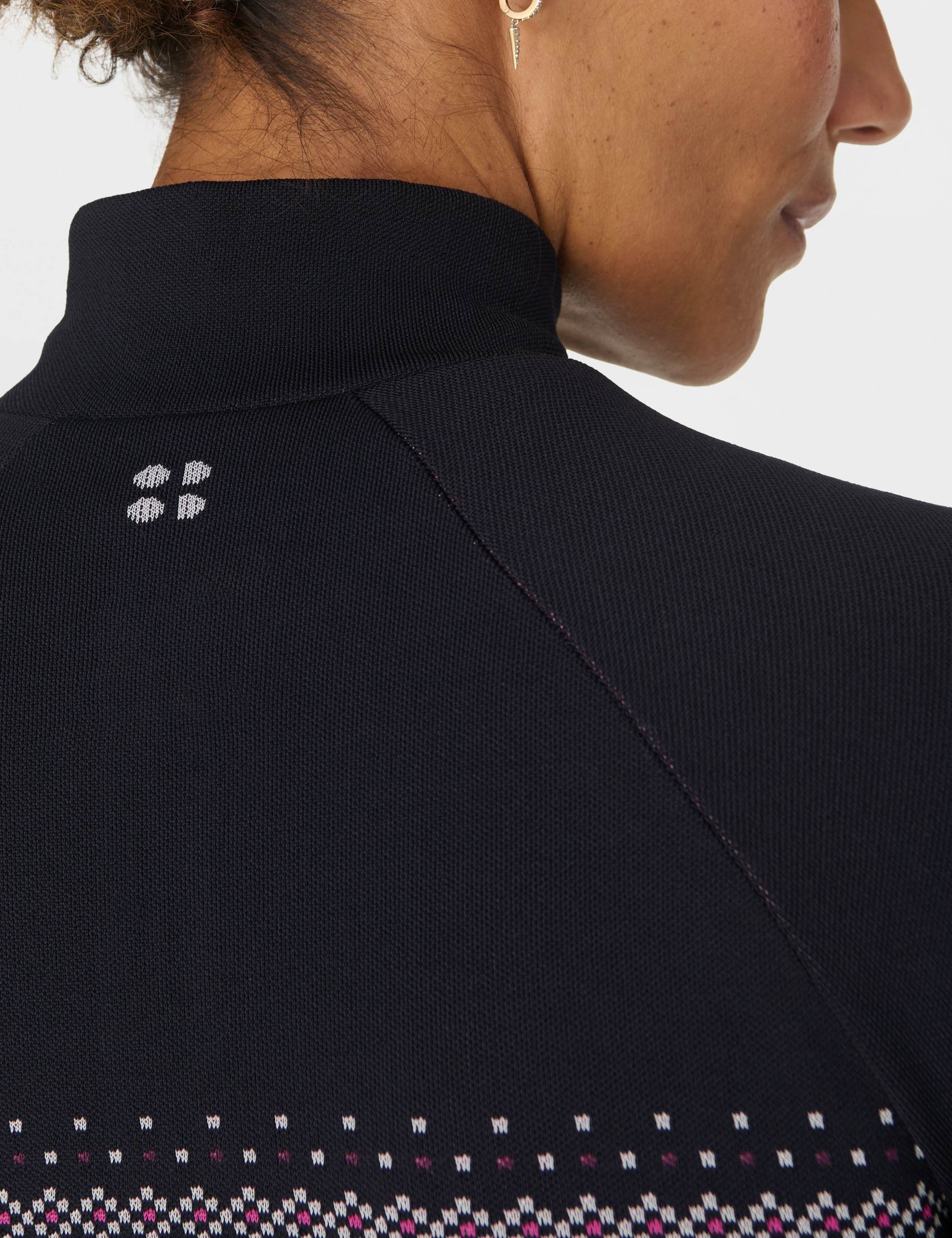 Fair Isle Thermal Half Zip Base Layer Top 6 of 9