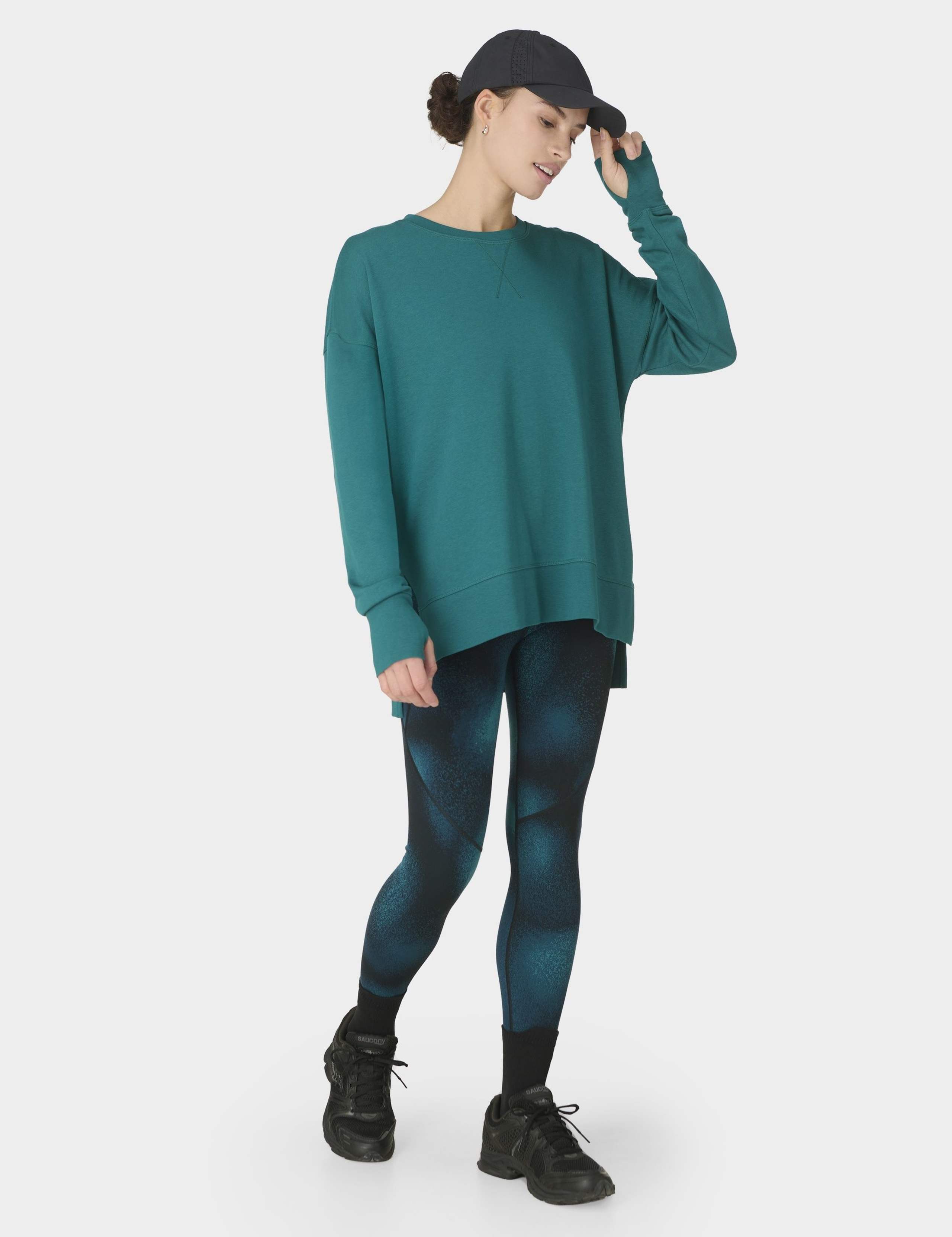 After Class Cotton Modal Longline Sweatshirt 3 of 8