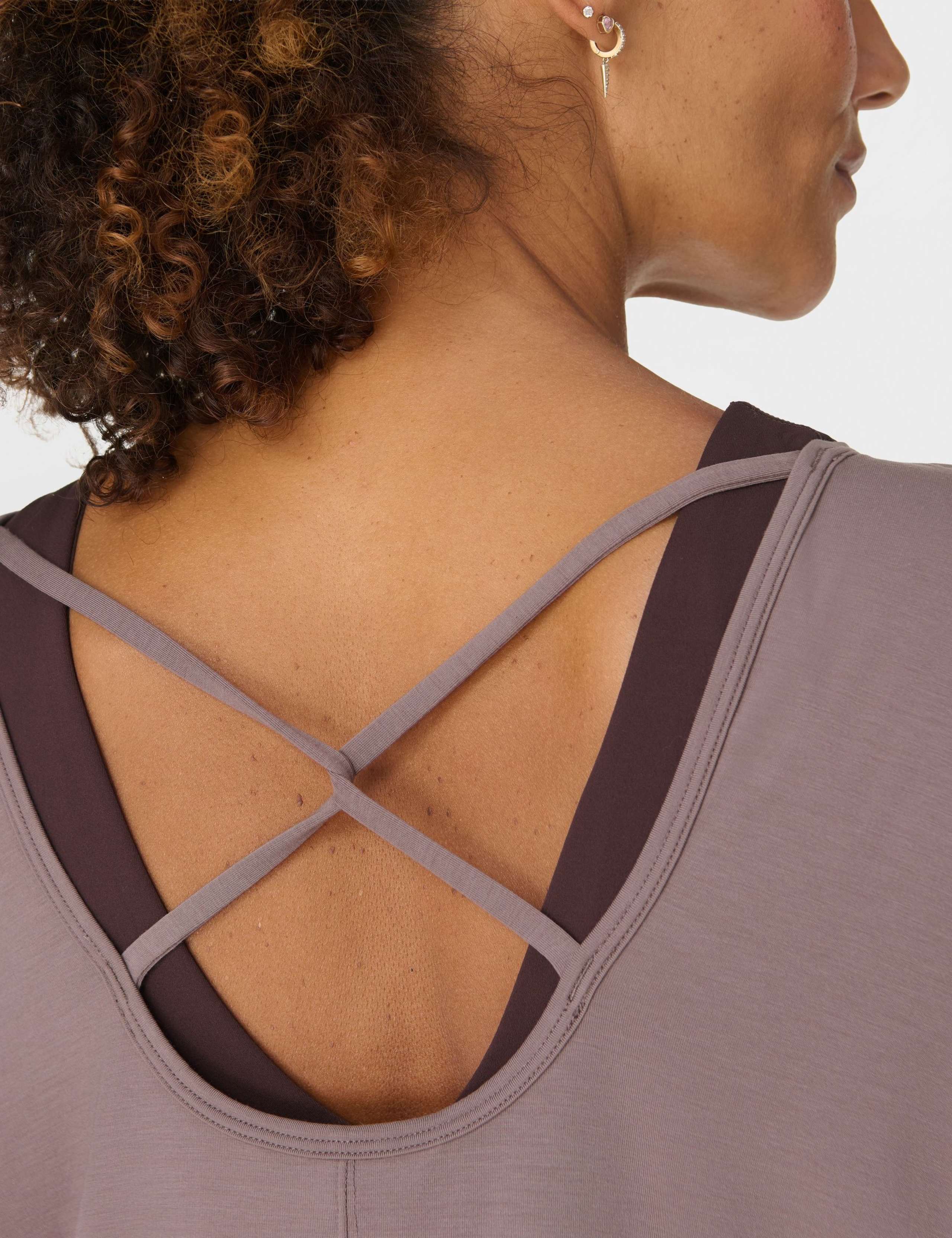 Soft Flow Strappy Back Relaxed Yoga Top 8 of 8