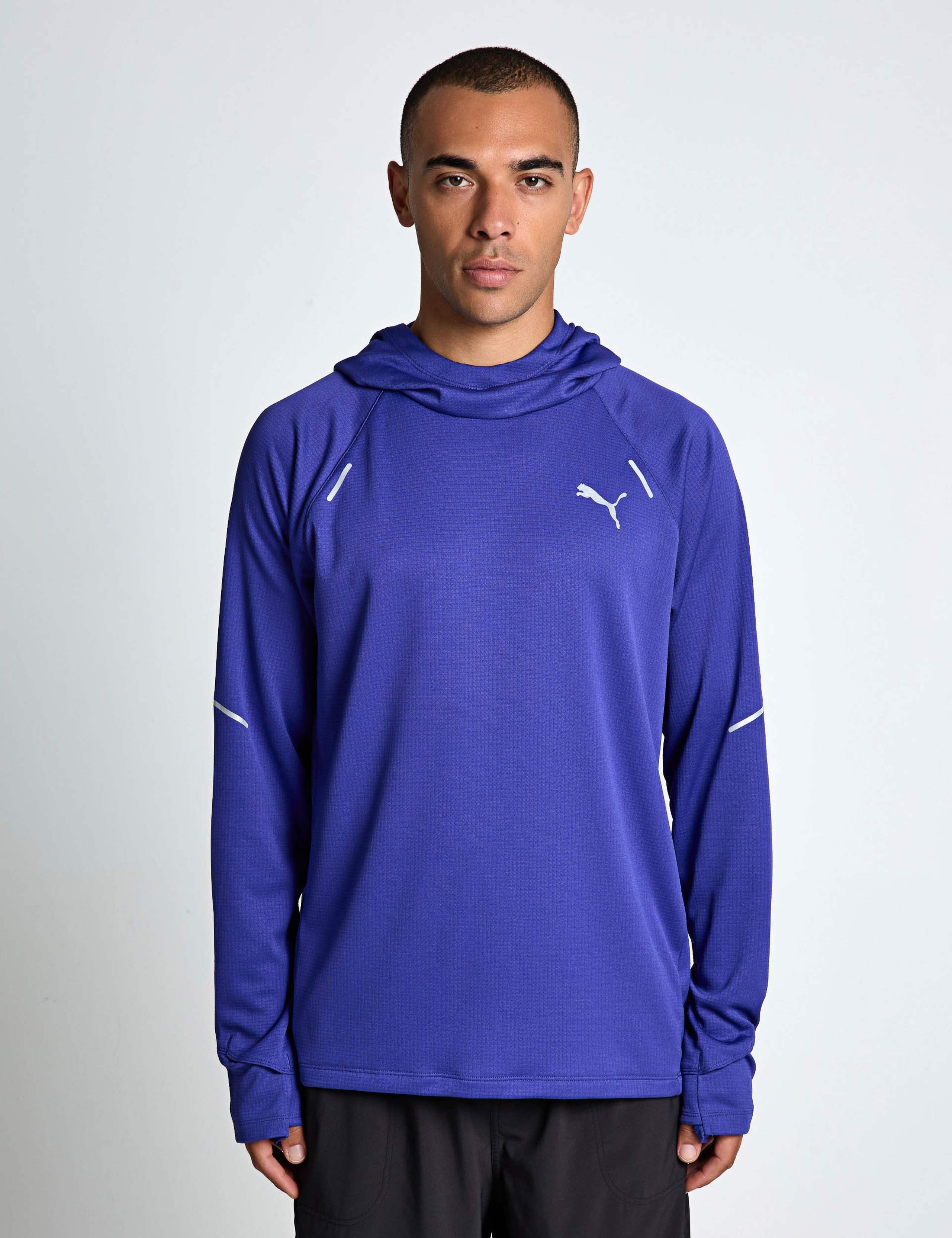 Run Grid Fleece Hoodie 1 of 5