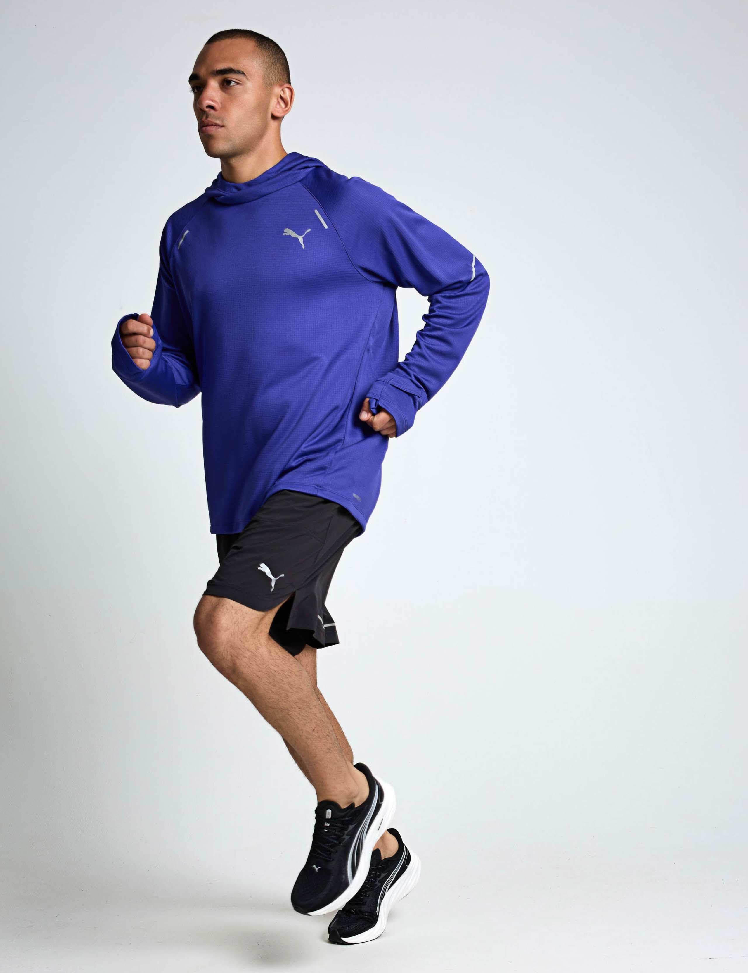 Run Grid Fleece Hoodie 3 of 5