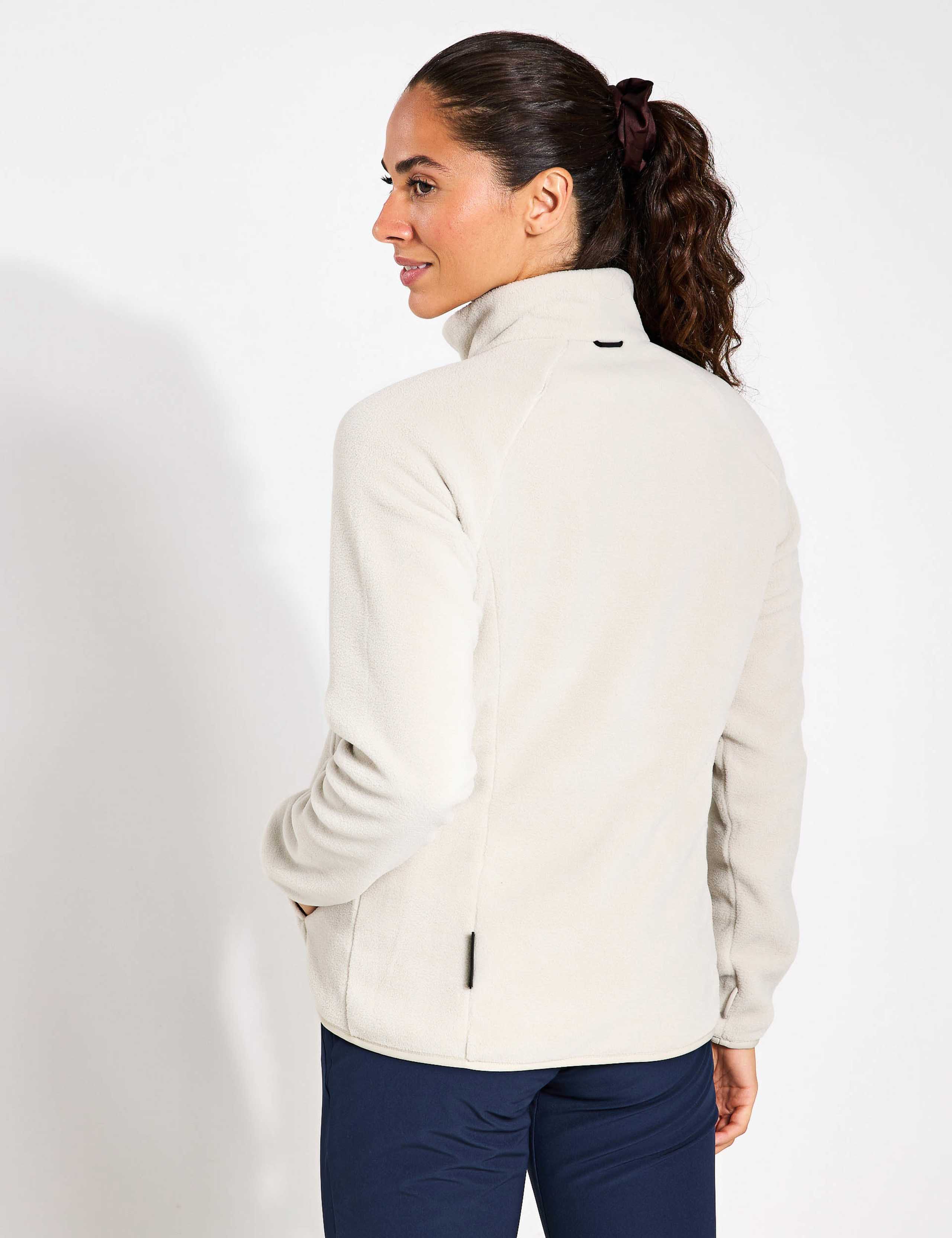 Moonrise Zip Up Funnel Neck Fleece Jacket 3 of 4