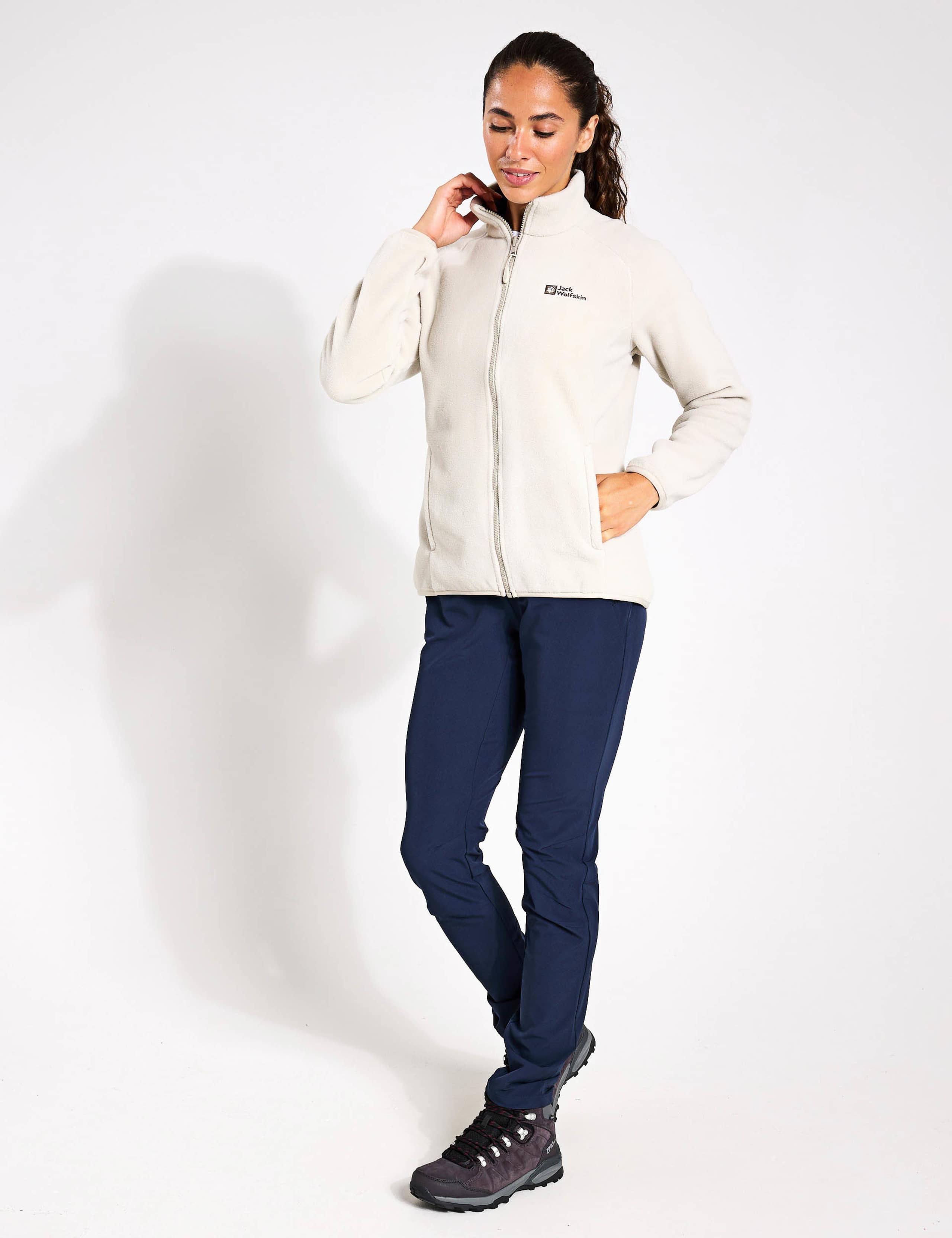 Moonrise Zip Up Funnel Neck Fleece Jacket 4 of 4