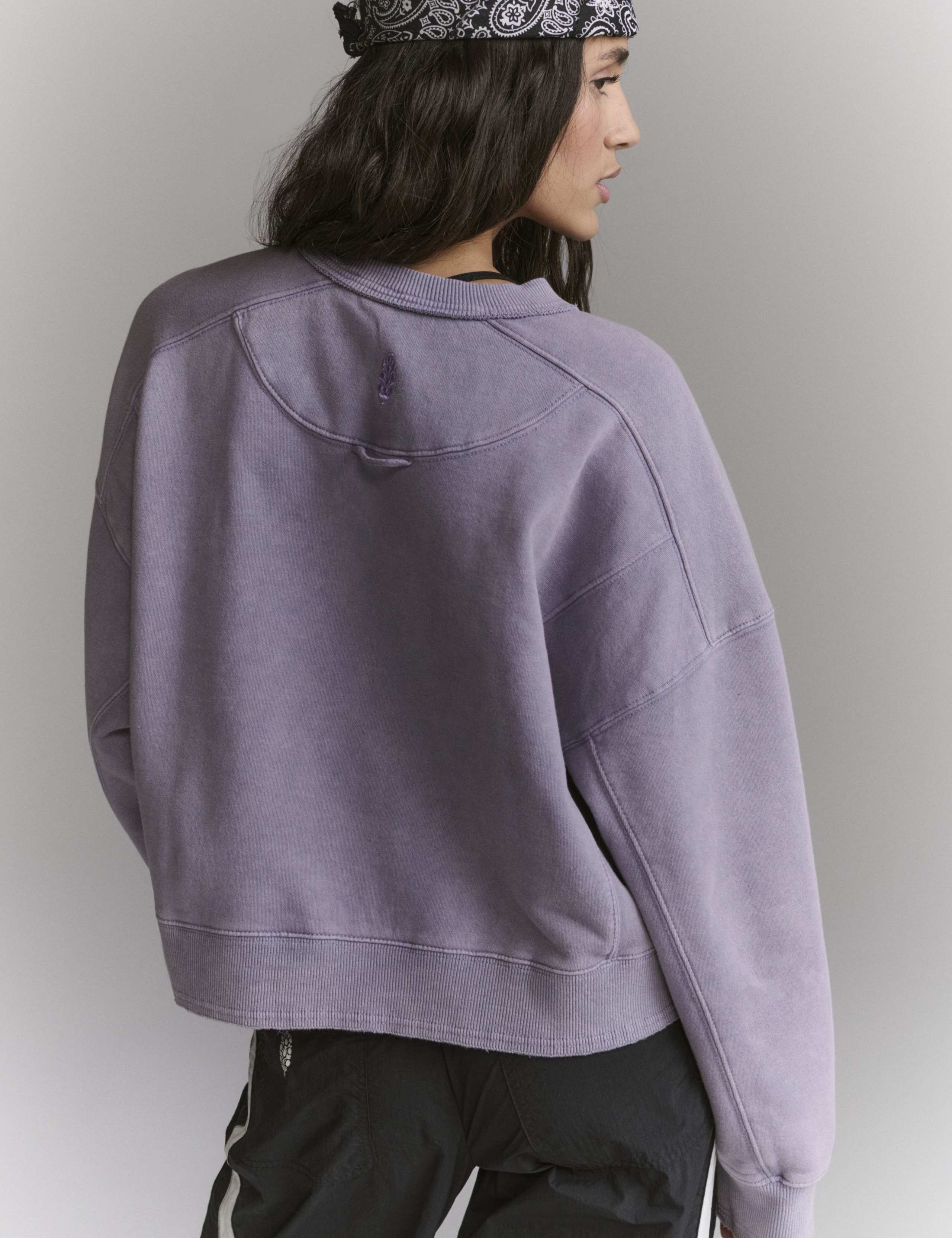 Intercept Cotton Rich Cropped Sweatshirt 2 of 4