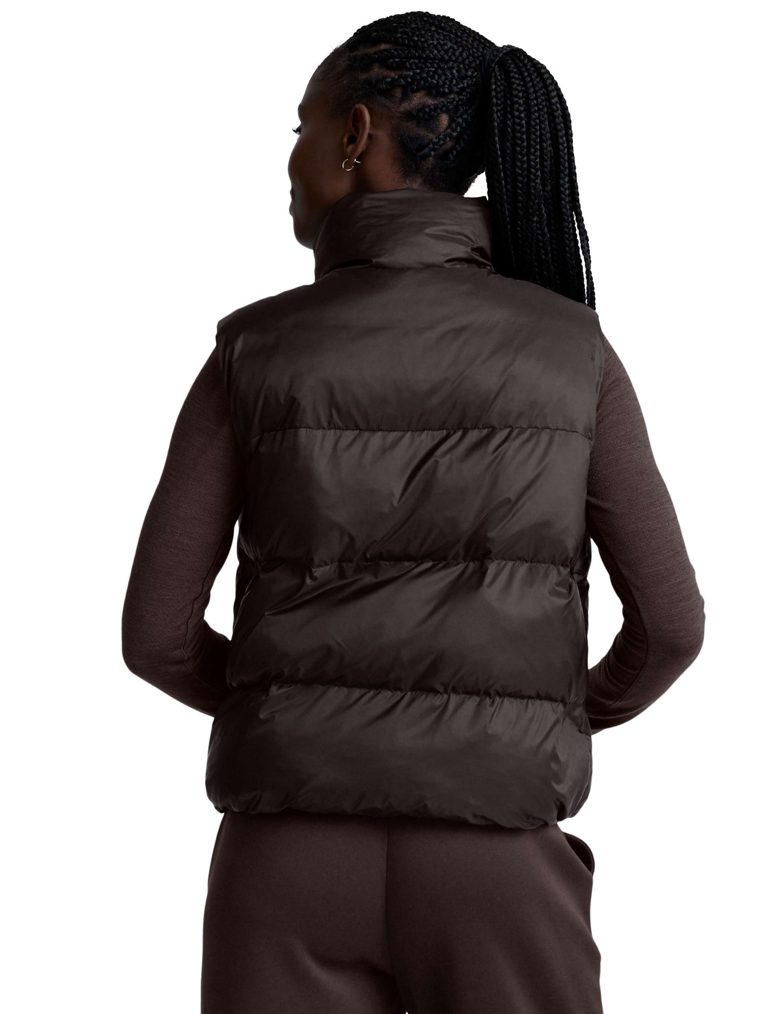Big Cozy Zip Up Funnel Neck Puffer Gilet 3 of 7