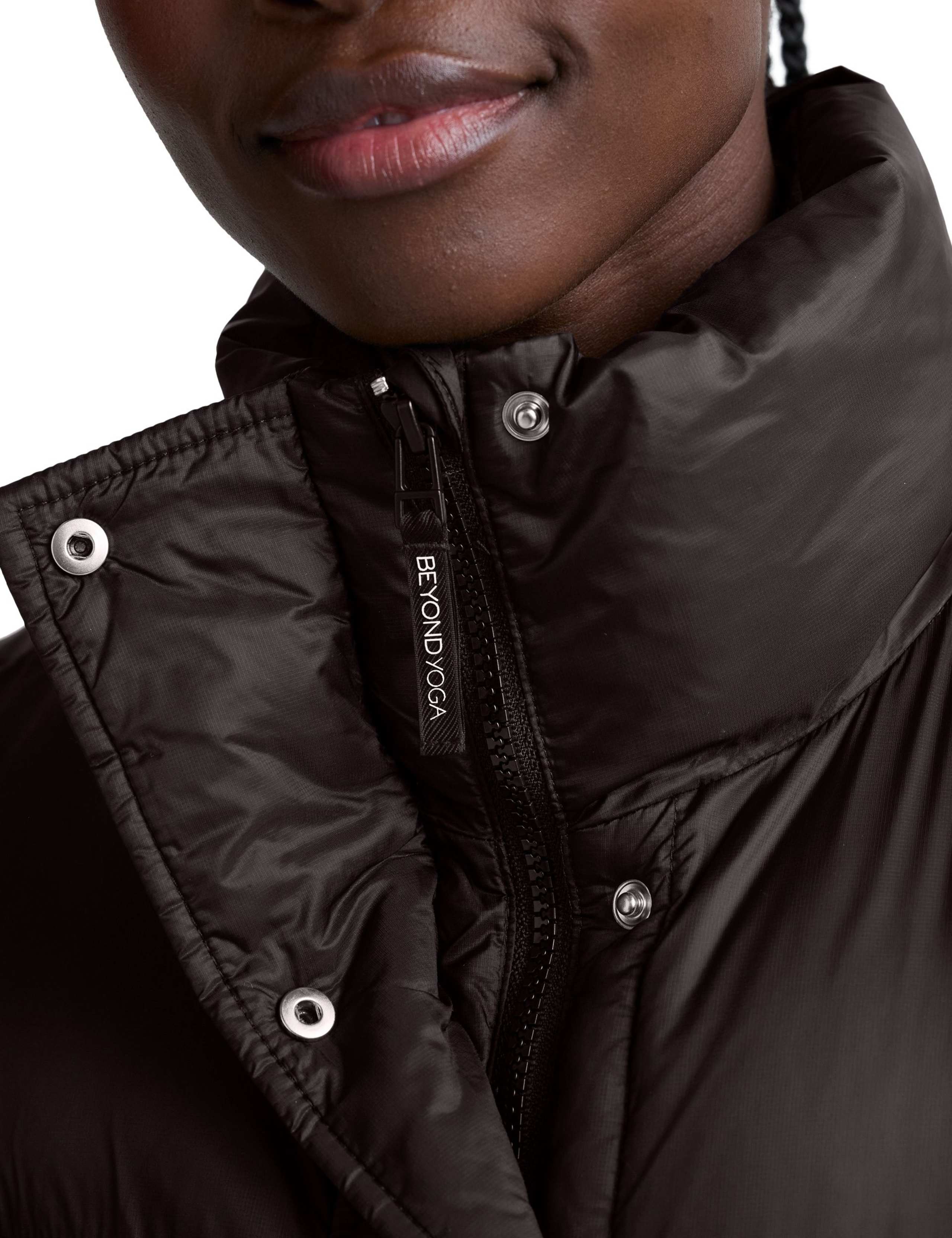 Big Cozy Zip Up Funnel Neck Puffer Gilet 5 of 7