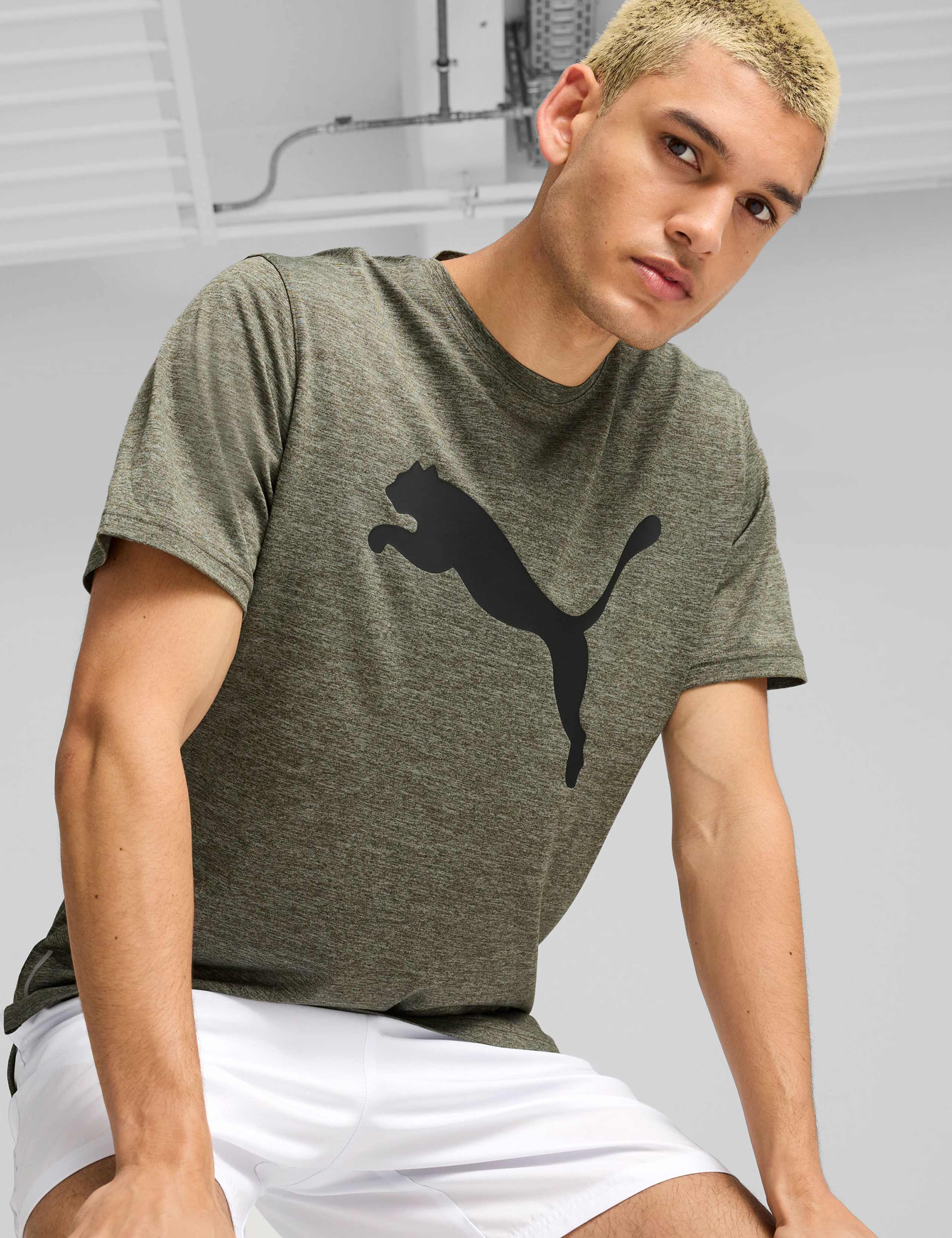 Favourite Heather Cat Logo Training T-Shirt 1 of 6