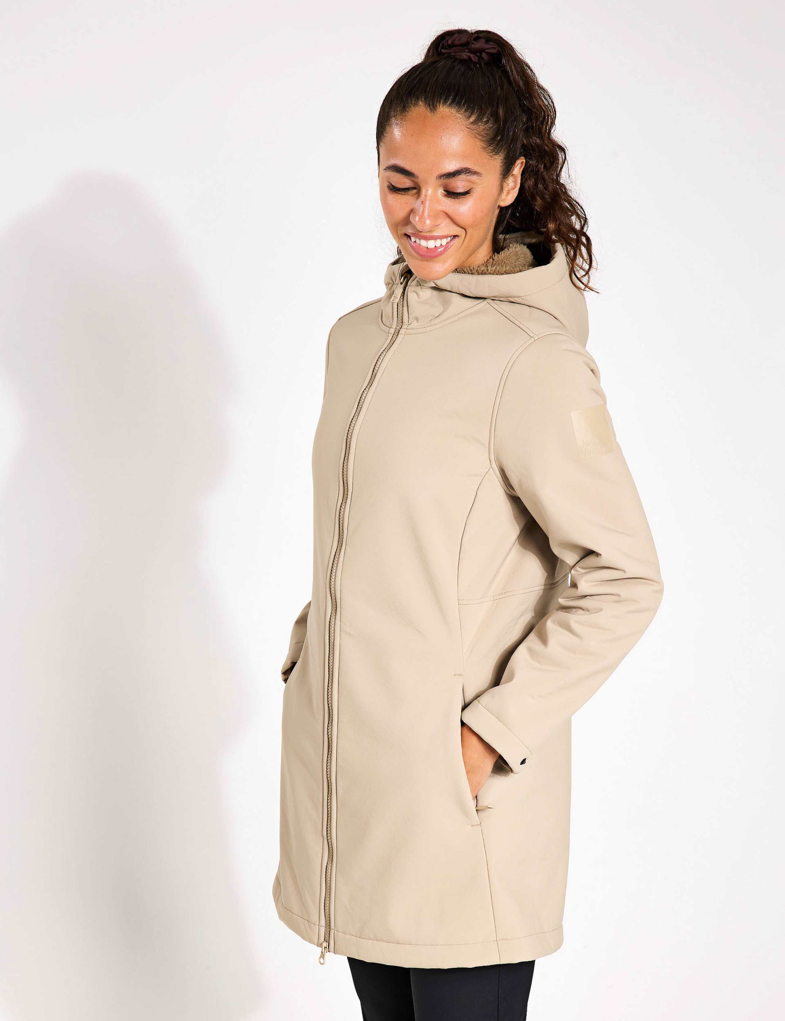 Windland Longline Softshell Hooded Coat 4 of 5