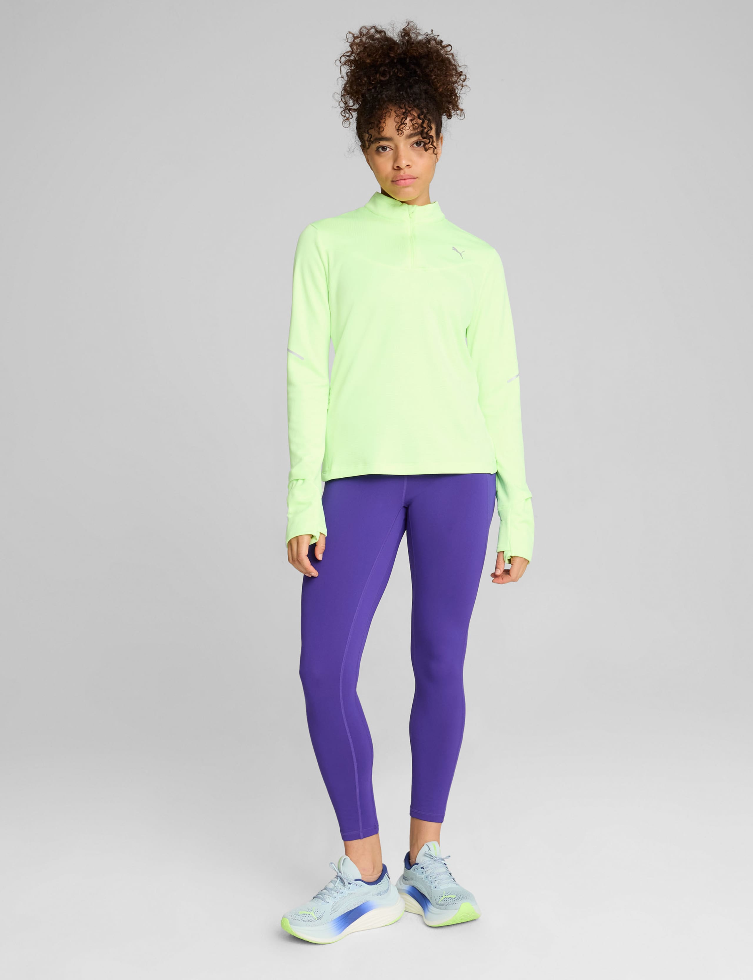 Run Grid Fleece Base Layer Running Top 3 of 7