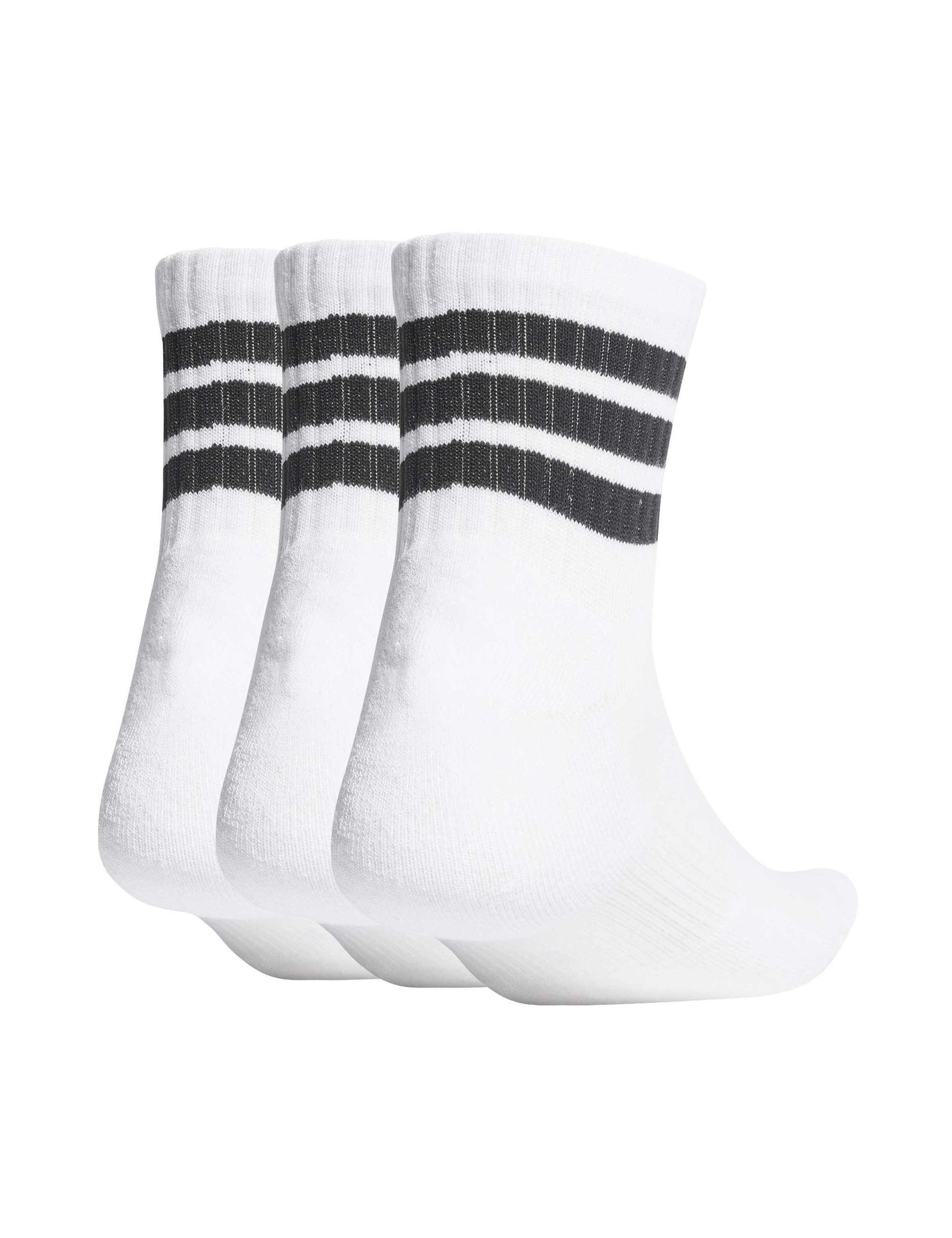 3 Pack Cotton Rich Cushioned Mid Cut Socks 2 of 5