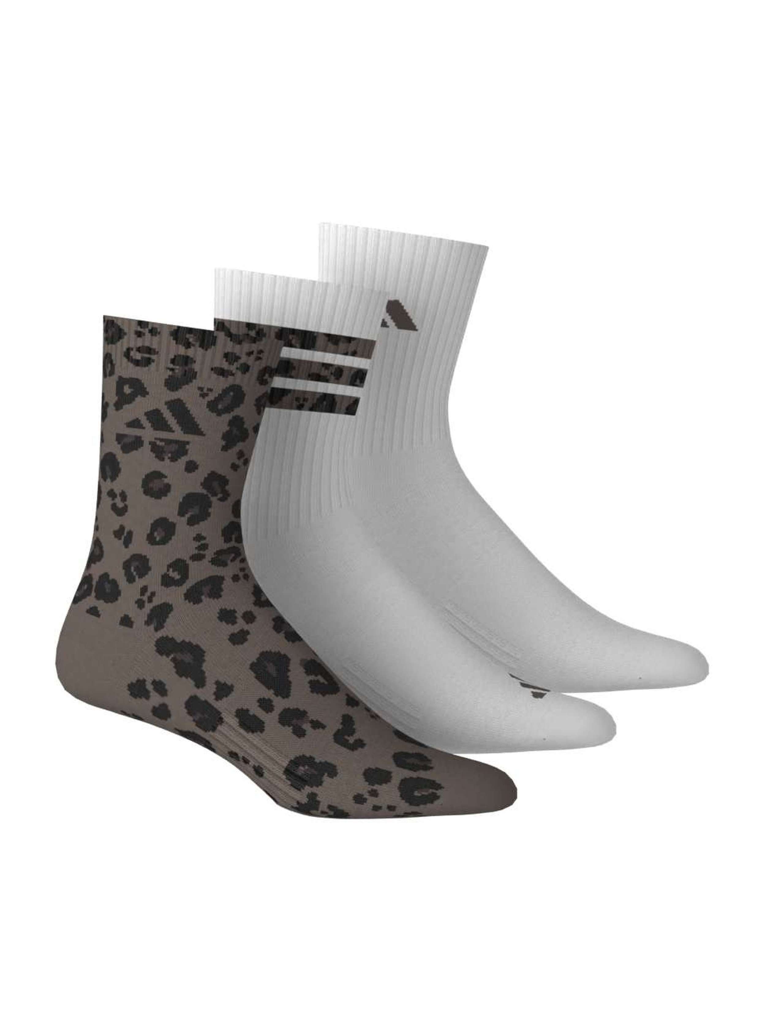 3 Pack Cotton Rich Leopard Print Socks 3 of 7