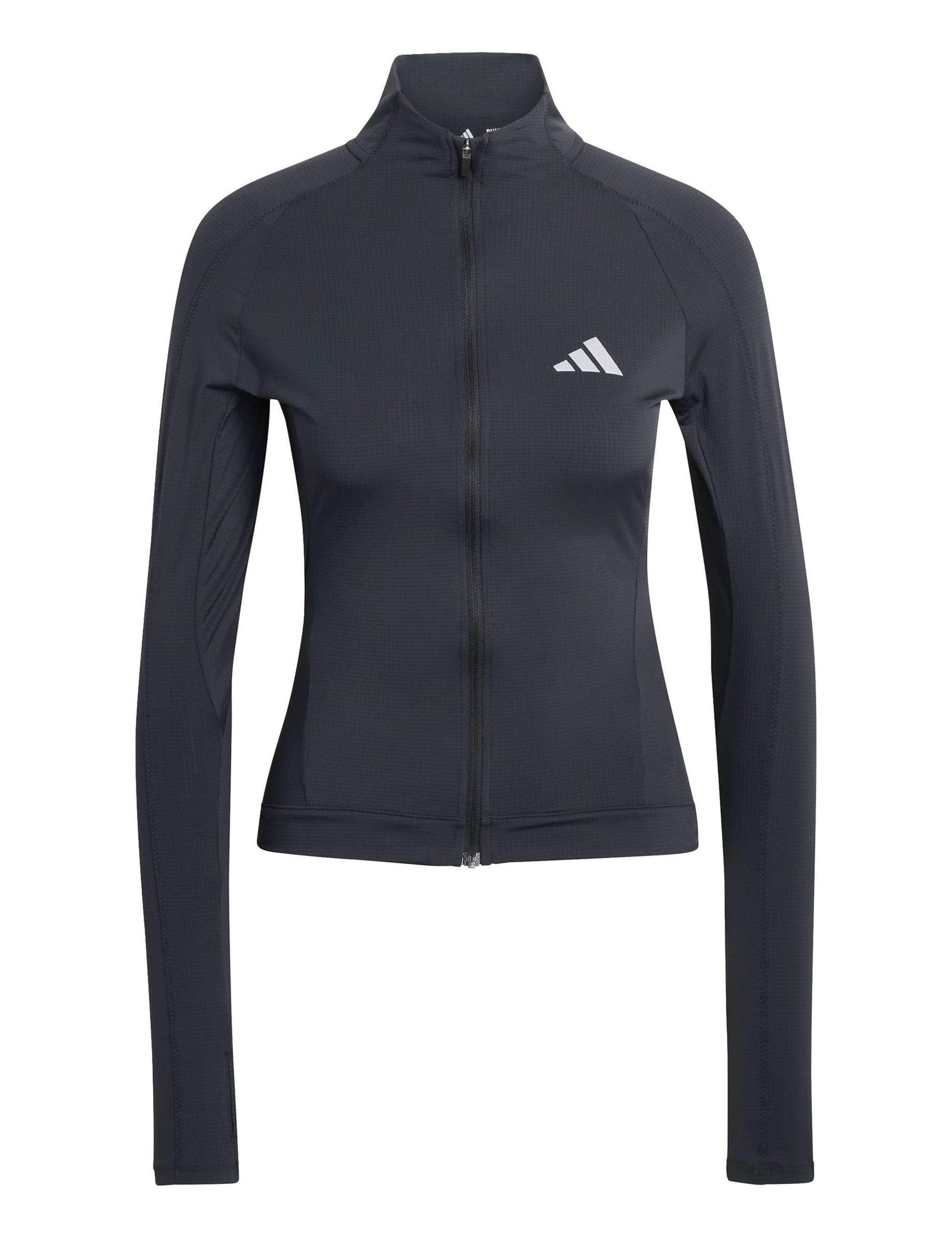 Zip Up Fitted Running Jacket 2 of 5