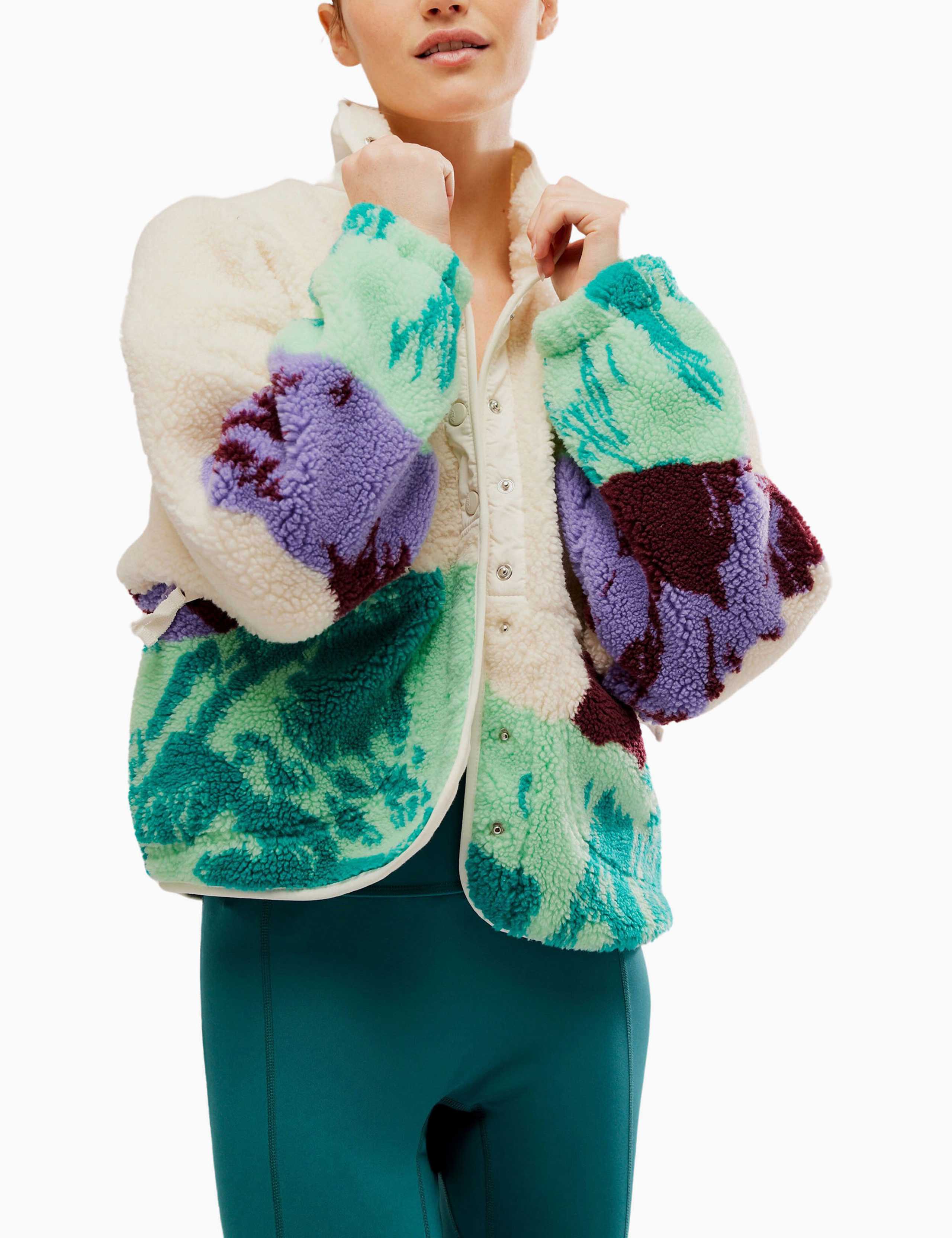 Rocky Ridge Patterned Fleece Jacket 2 of 6