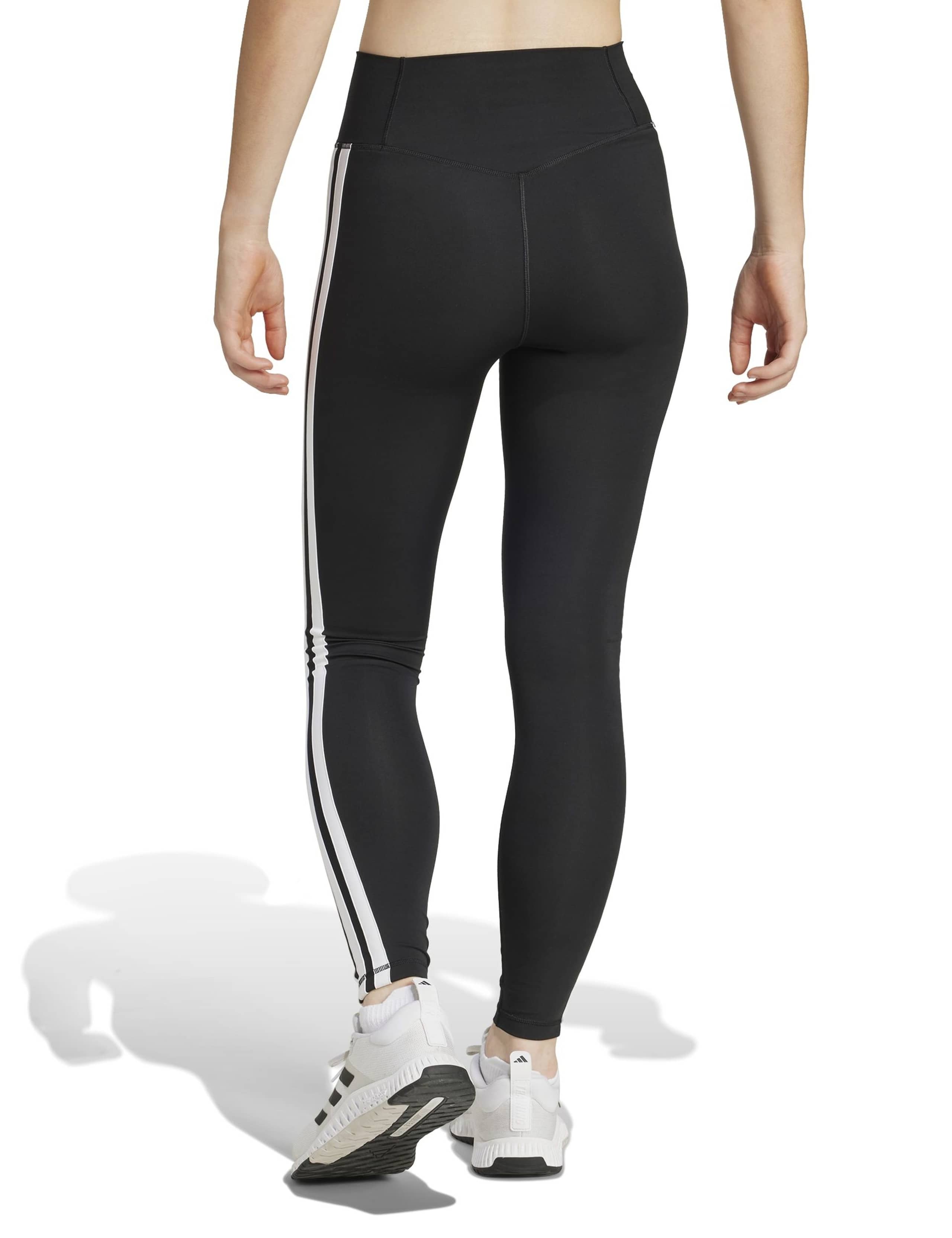 Optime Essentials 3-Stripes High Waisted 7/8 Leggings 4 of 6