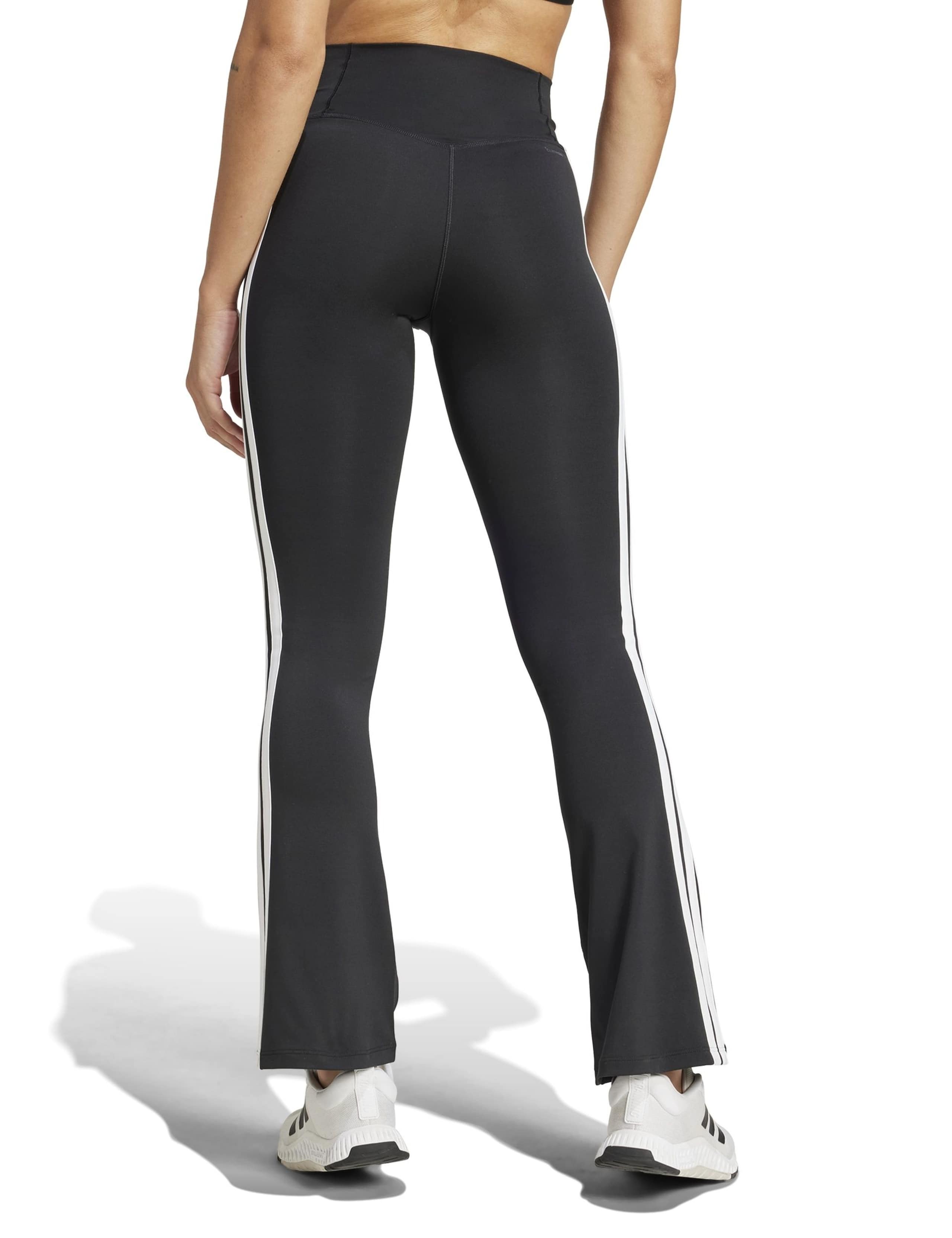 Essentials 3-Stripes High Waisted Flared Leggings 4 of 6