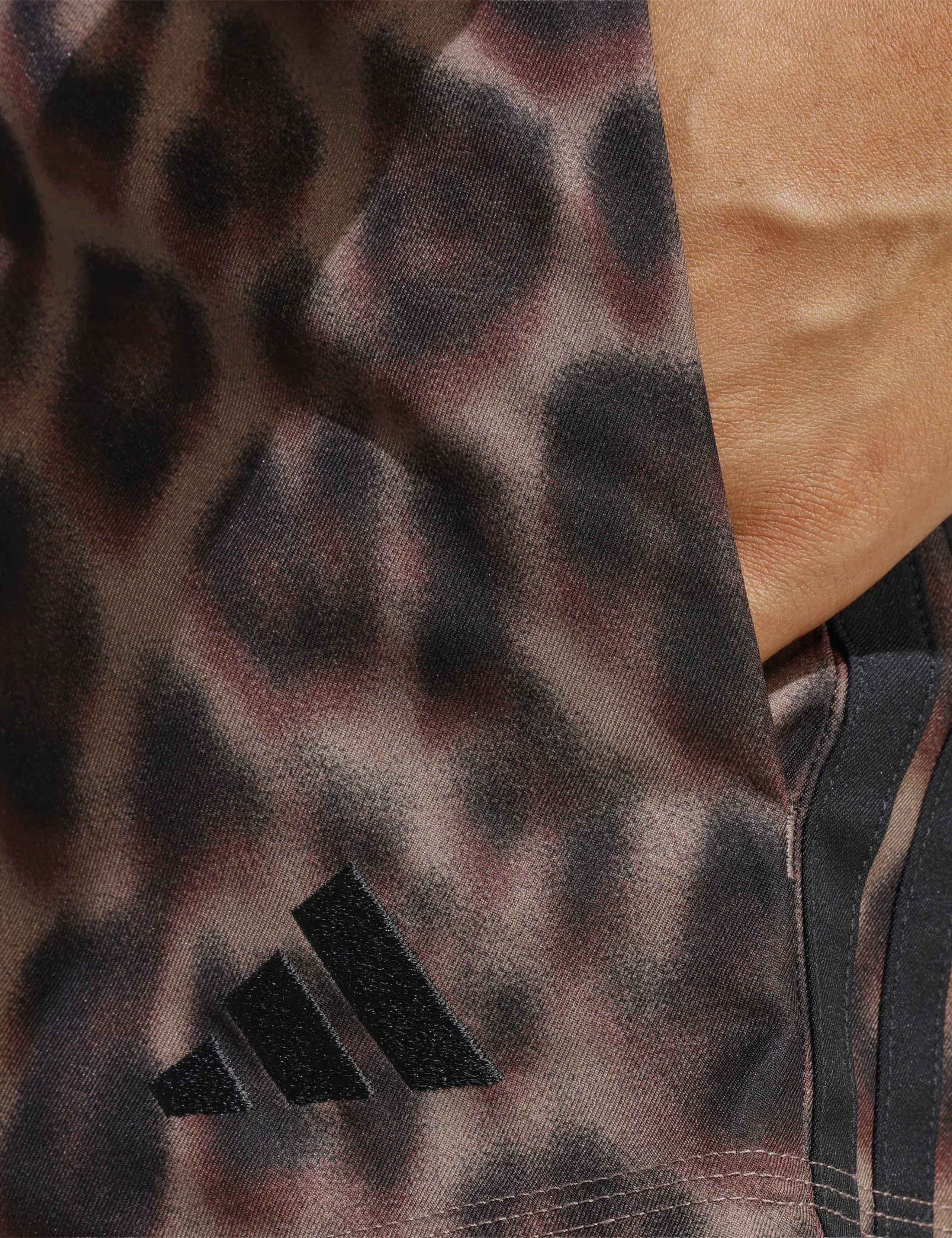 3-Stripes Woven Leopard Print Shorts 6 of 6