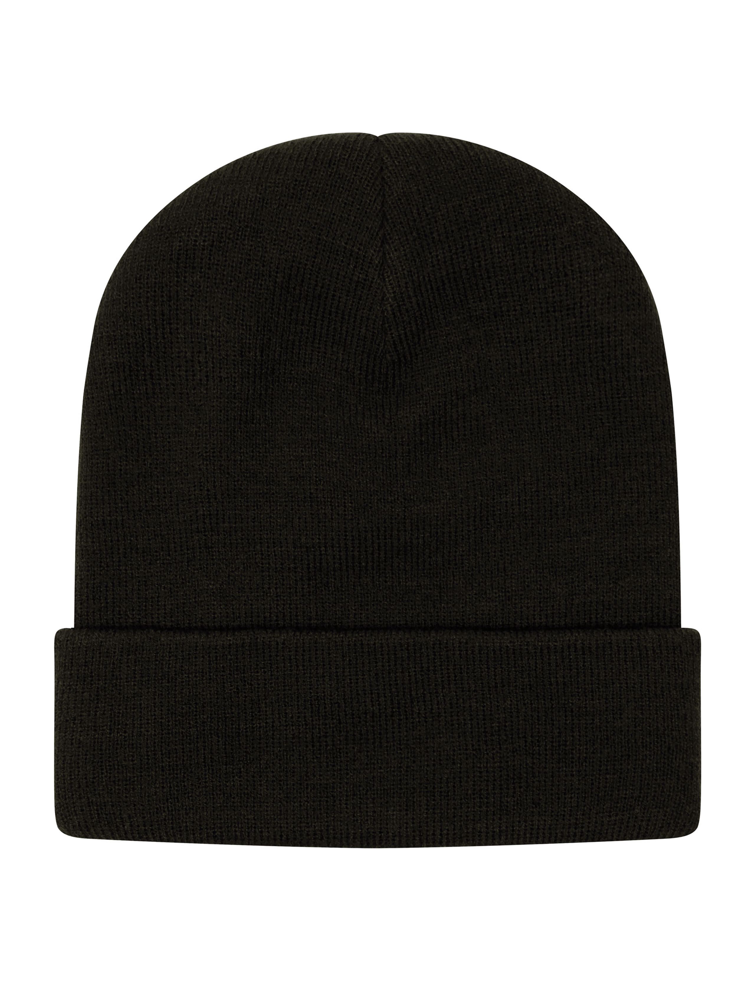 Inflection Knitted Turn Up Beanie Hat 3 of 3