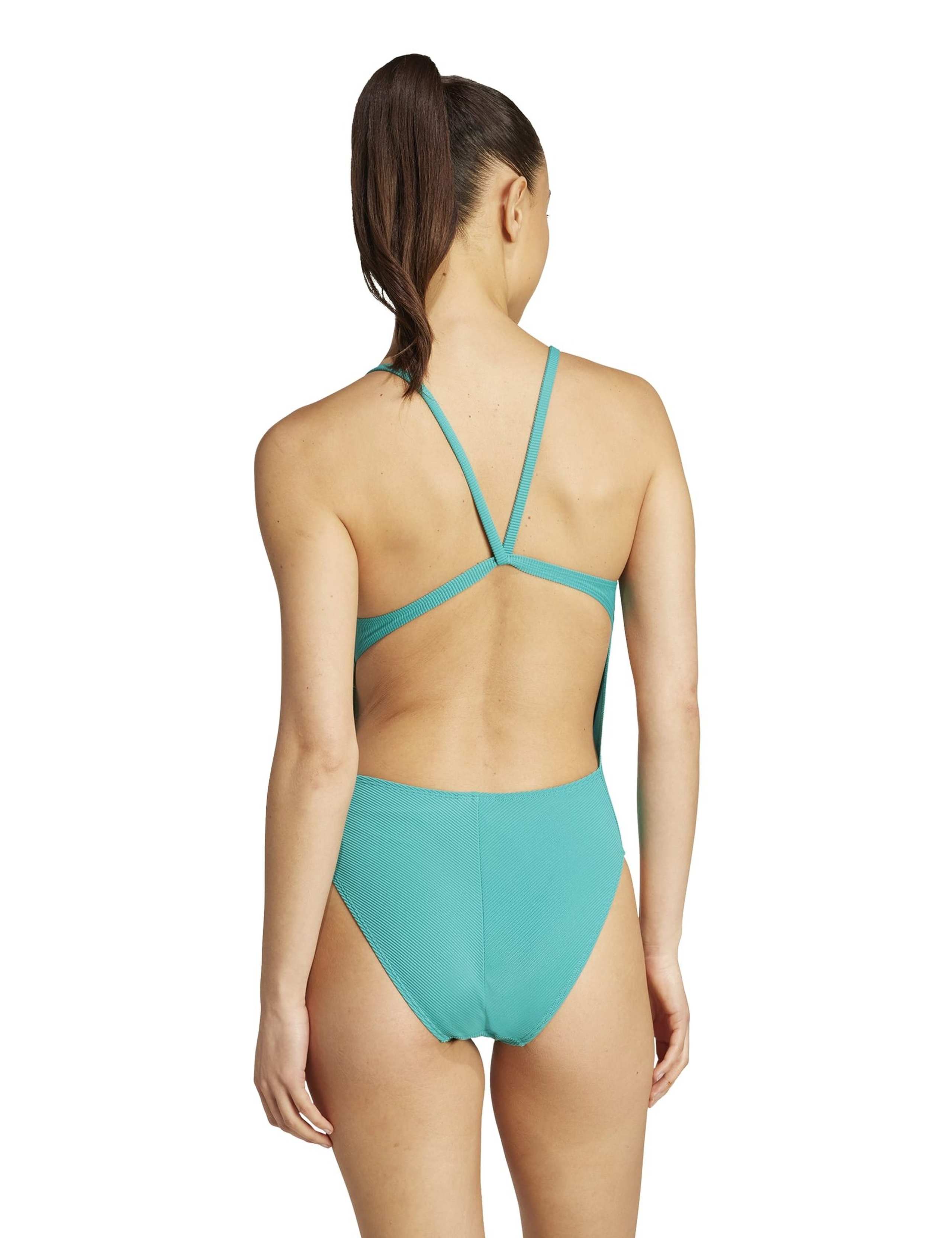 Iconisea Ribbed Padded Racer Back Swimsuit 3 of 5