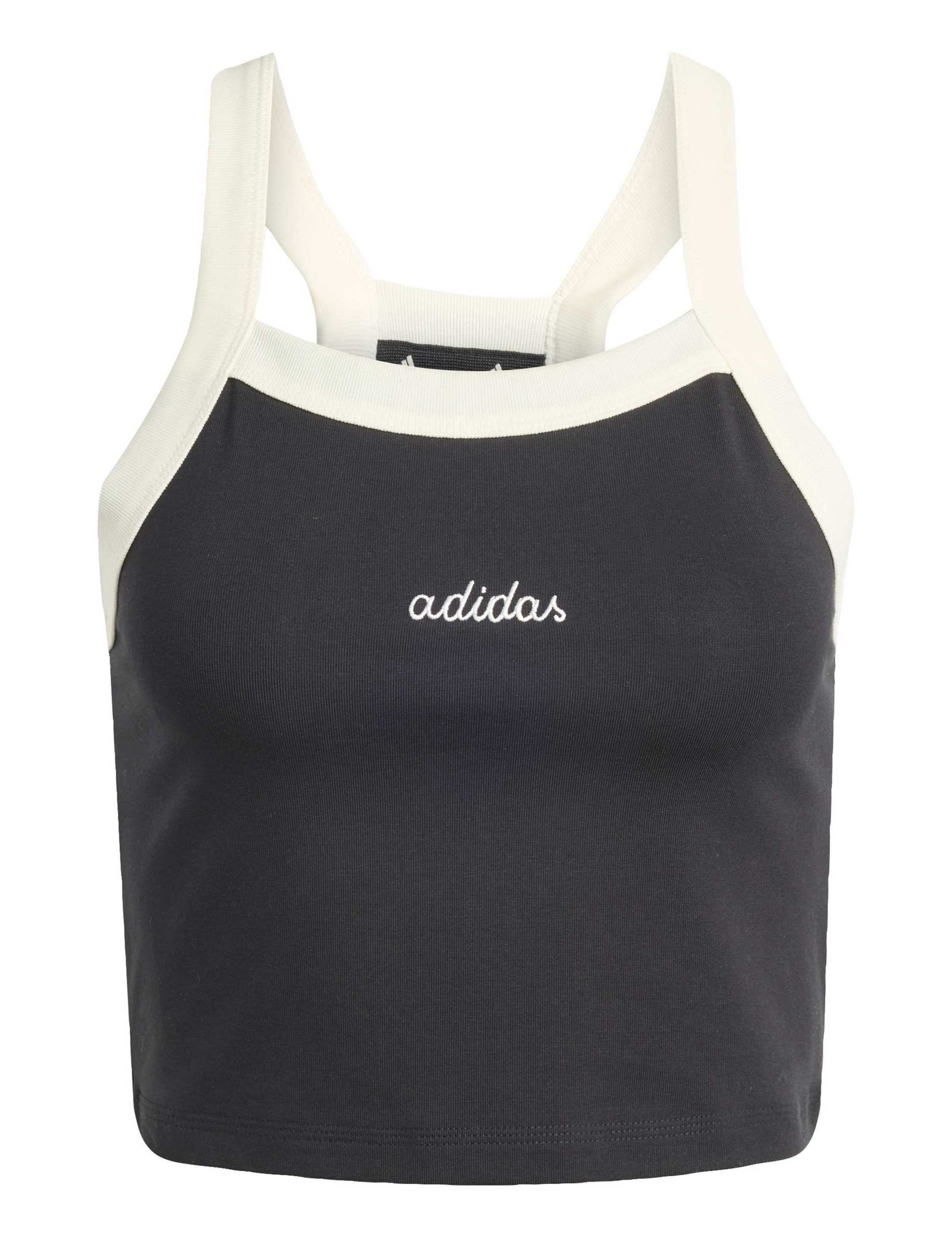 Cotton Rich Embroidered Graphic Tank Top 2 of 7